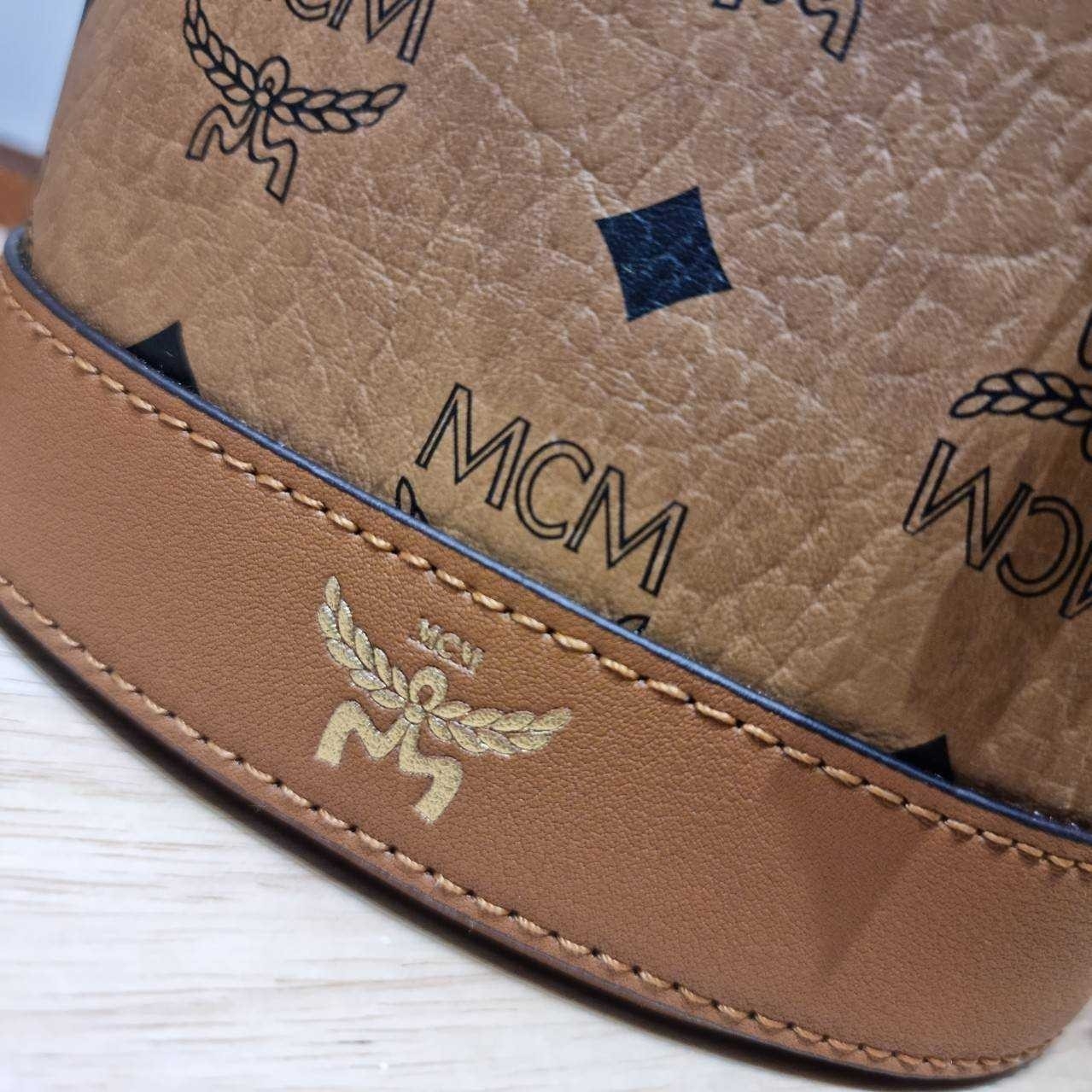 M.C.M AREN BUCKET TOTE IN VISETOS กระเป๋าทรงบัคเก็ต ขนาดกำลังสวย ไอเท็มใหม่ เกรดท็อปออริ 1:1 สลับแท้ ใช้งานต่างประเทศได้