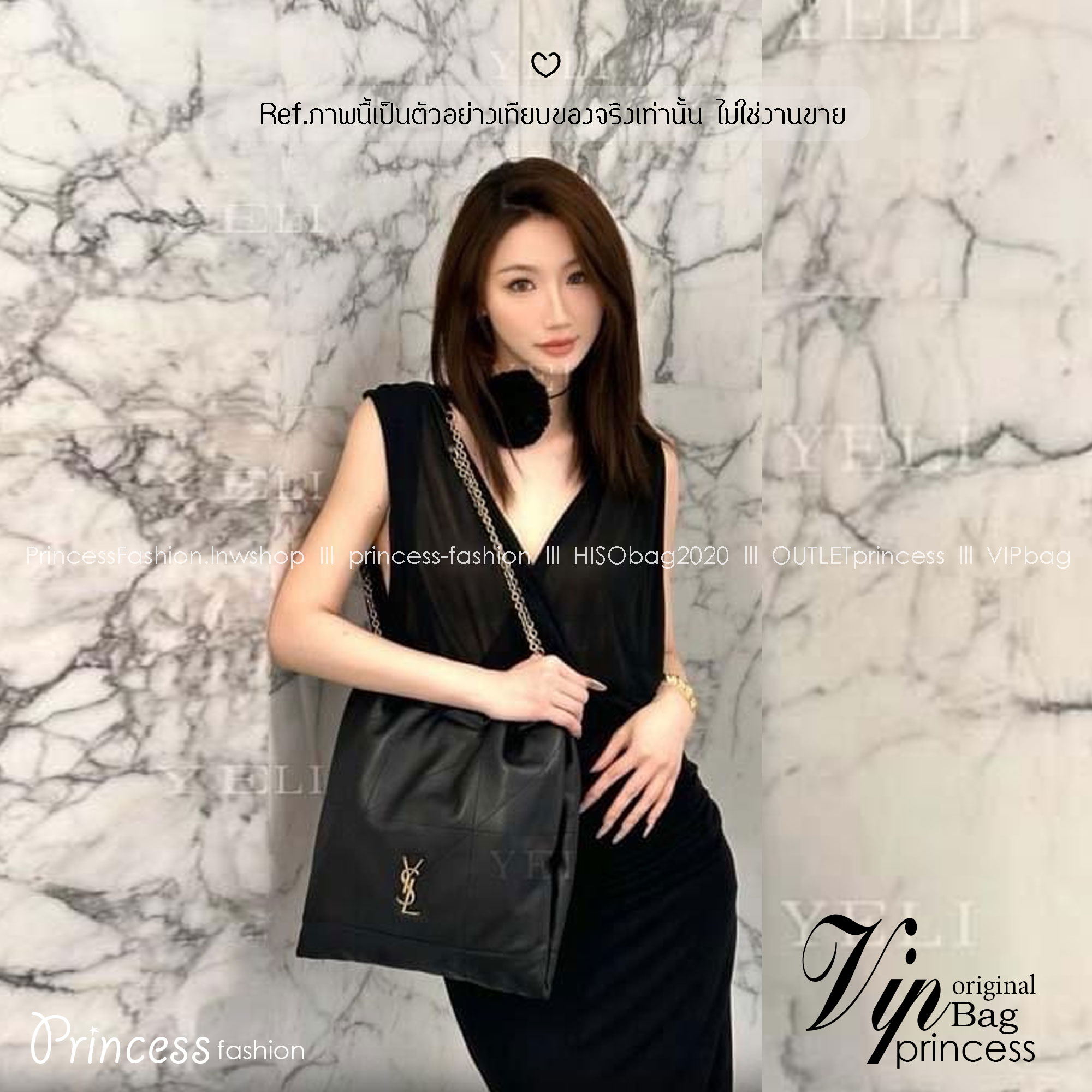 YSL JAMIE 4.3 POCHON / YSL TOTE BAG กระเป๋าสะพายทรงโท้ท รุ่นใหม่ งานหนังเต็มใบจุของได้เยอะ เกรดออริ 1:1