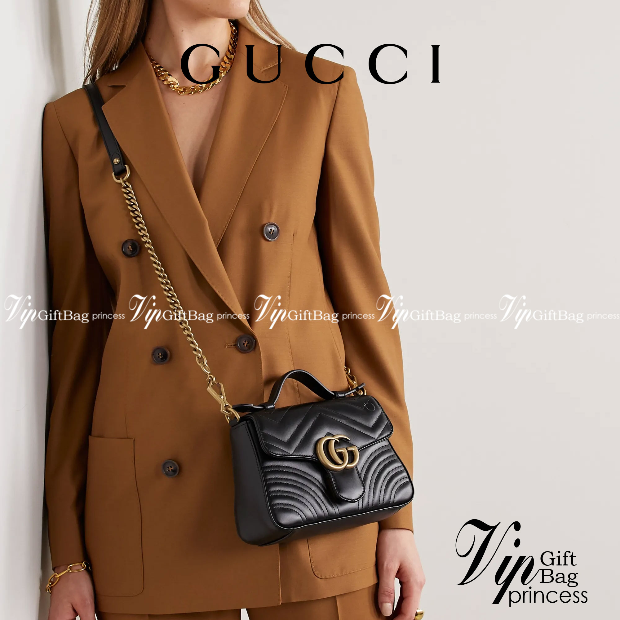 หนังแท้ GUCCI GG Marmont Mini Shoulder Bag / GG MARMONT MINI LEATHER พร้อมส่งที่ไทย งานหนังแท้ทั้งใบ สีดำคลาสสิก ใช้ได้ทุกโอกาส เป็นสีที่เข้าได้รับทุกชุด ทุกไลฟสไตส์ ภาพสินค้าถ่ายจากงานขายจริง ใช้งานต่างประเทศได้