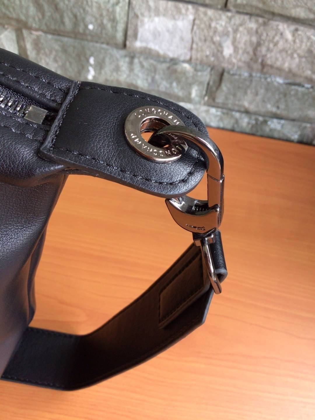 ของแท้ LONGCHAMP LE PLIAGE CUIR TOP HANDLE BAG S รุ่น 1512 กระเป๋าถือขนาดกำลังดี วัสดุหนังแกะ Metis