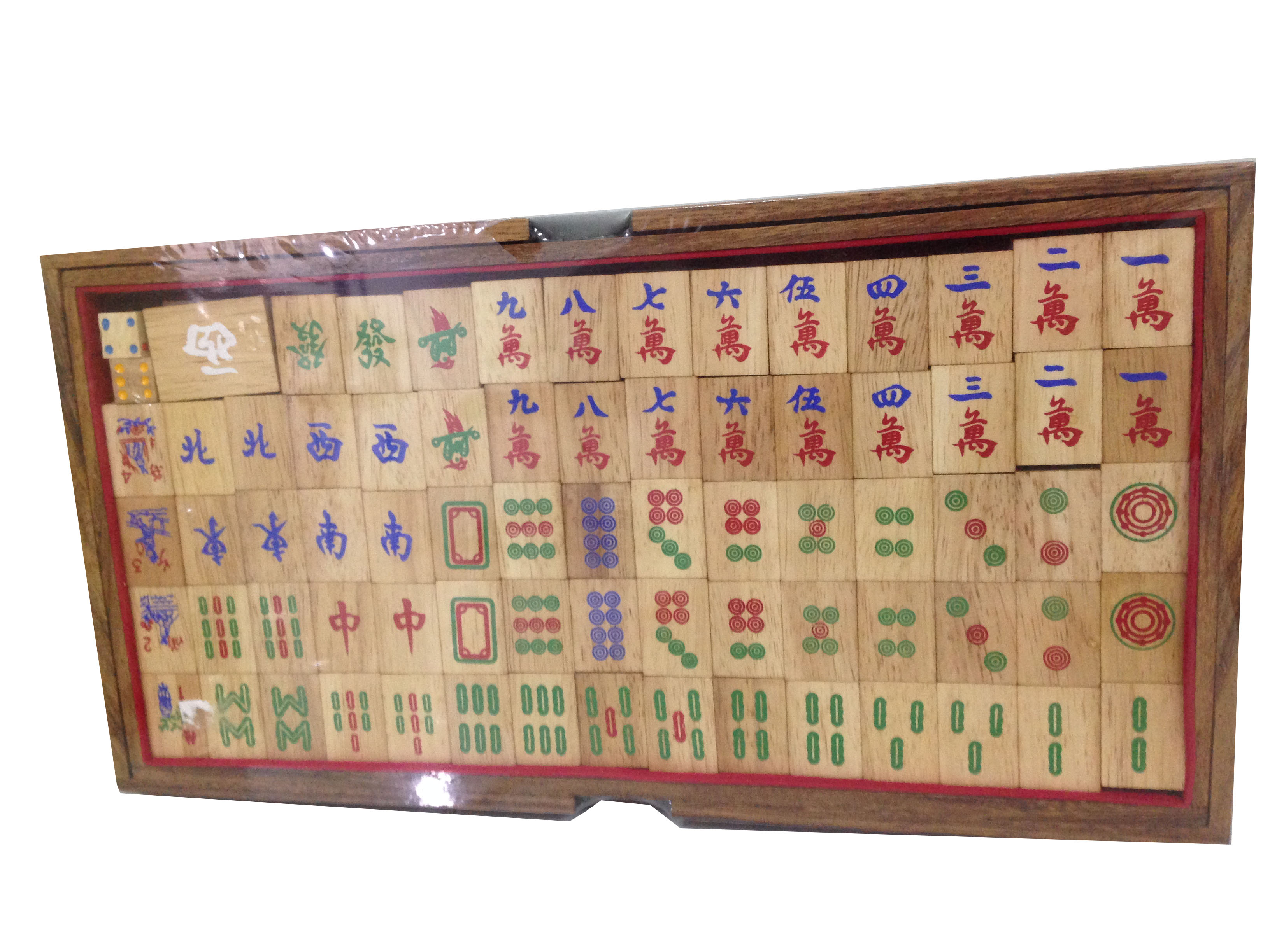 ชุดไพ่นกกระจอกไม้พร้อมคู่มือเล่น