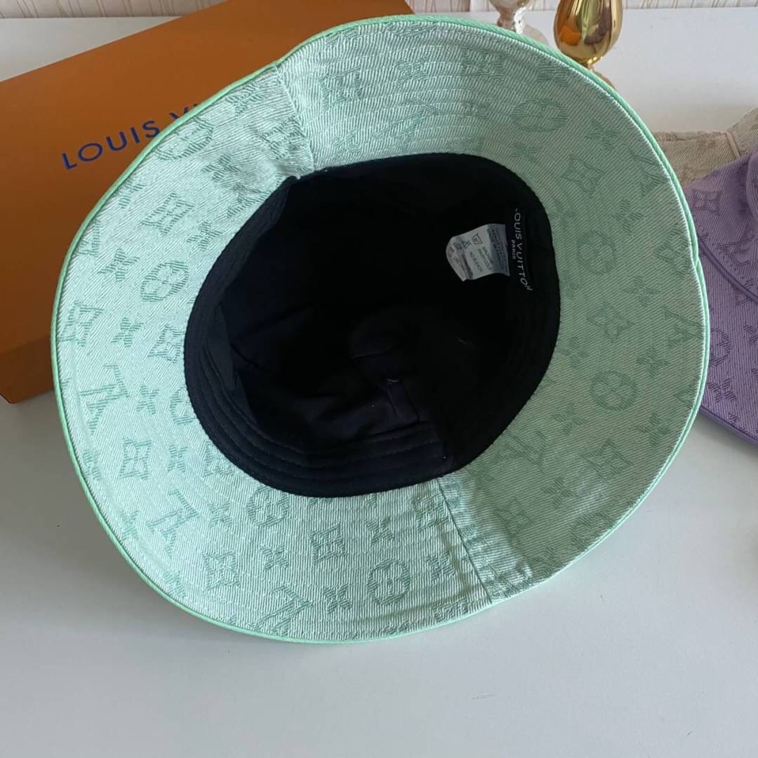 พรีเมี่ยมกิ๊ฟแท้ 100% 】พร้อมส่งที่ไทย!! ที่นี่ที่เดียว Louis Vuitton Bucket Hat 4colors สีพาสเทลสวยละมุนมากค่ะ มีจำนวนจำกัดนะคะ