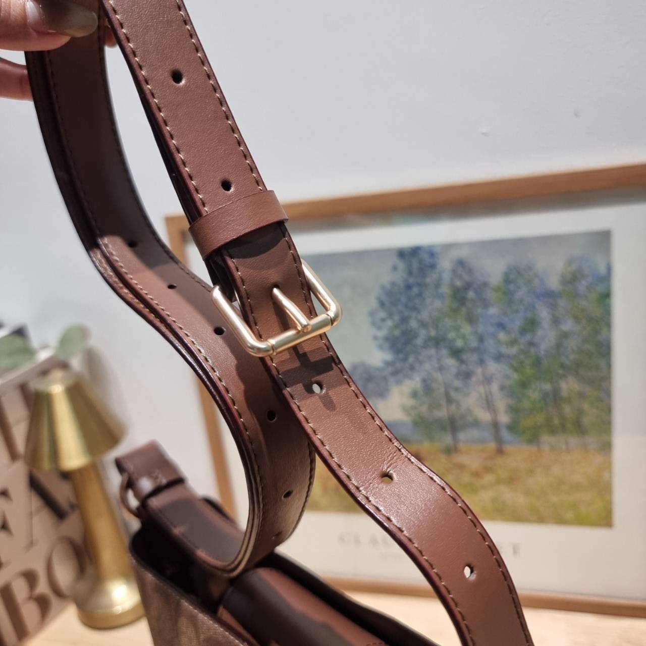 COACH CR155 SOPHIE BUCKET BAG IN SIGNATURE CANVAS WITH FLORAL PRINT กระเป๋าทรงบัคเก็ต ที่มีดีไซน์ลวดลายดอกไม้น่ารักน่าใช้ เกรดท็อปออริ 1:1 สลับแท้