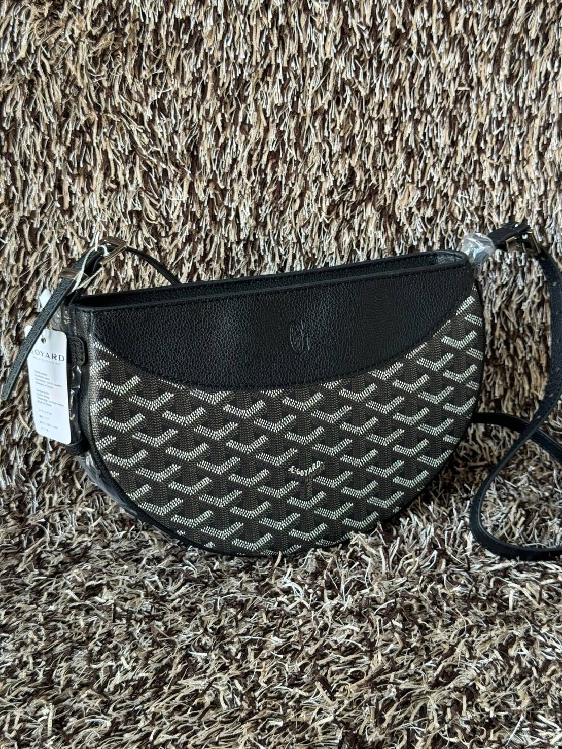 ORI หนังแท้ | GOYARD Hirondelle Bag กระเป๋าสะพายทรงครึ่งวงกลม ใข้งานได้หลายแบบทั้งในสไตล์ลําลอง