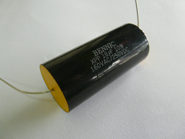 C 18 uF 250VDC/160VAC Bennic XPP