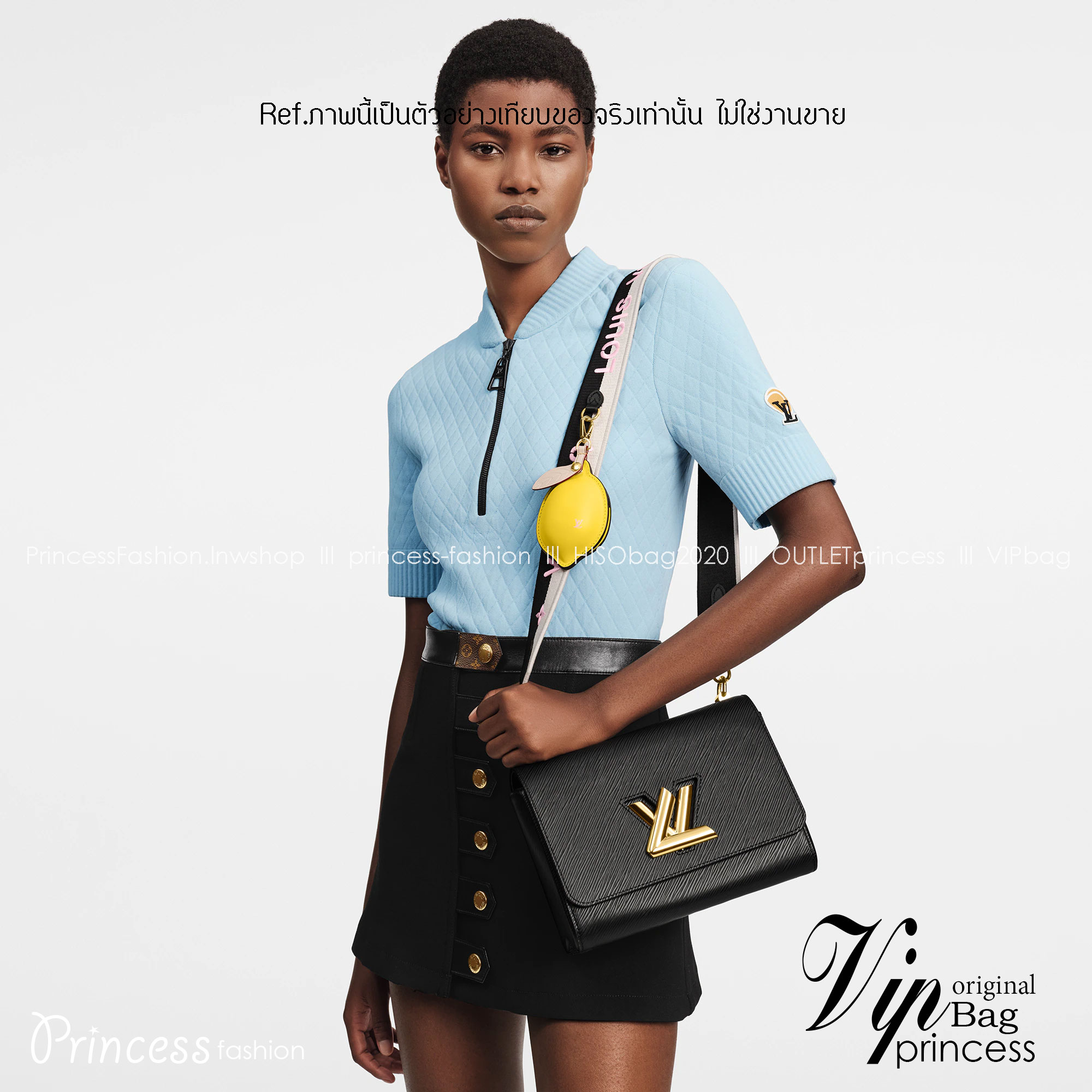 LV TWIST MM Epi BAG 9" น้องคนสวยรุ่นหายาก ที่สุดของความสวยหรูคลาสสิค กระเป๋าสะพายที่มีลูกเล่น เพิ่มดีเทลให้น่าใช้งาน วัสดุหนัง epi สวยคม ทนทาน ลวดลายเส้นไม้ แบบไม่มีใครซ้ำ