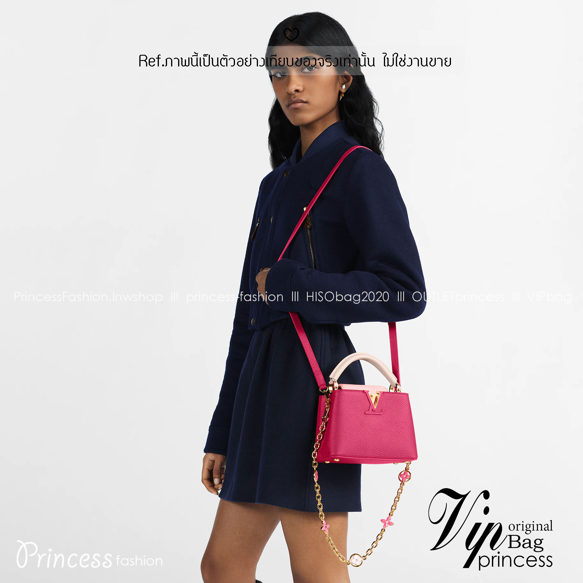 LV Capucines Mini top handle กระเป๋าสะพายไซส์มินิ ที่สุดของความสวย กระเป๋าถือสุดหรู ดีไซน์ทรงคลาสสิค ไซส์มินิ ดีงามม้ากกกก!!