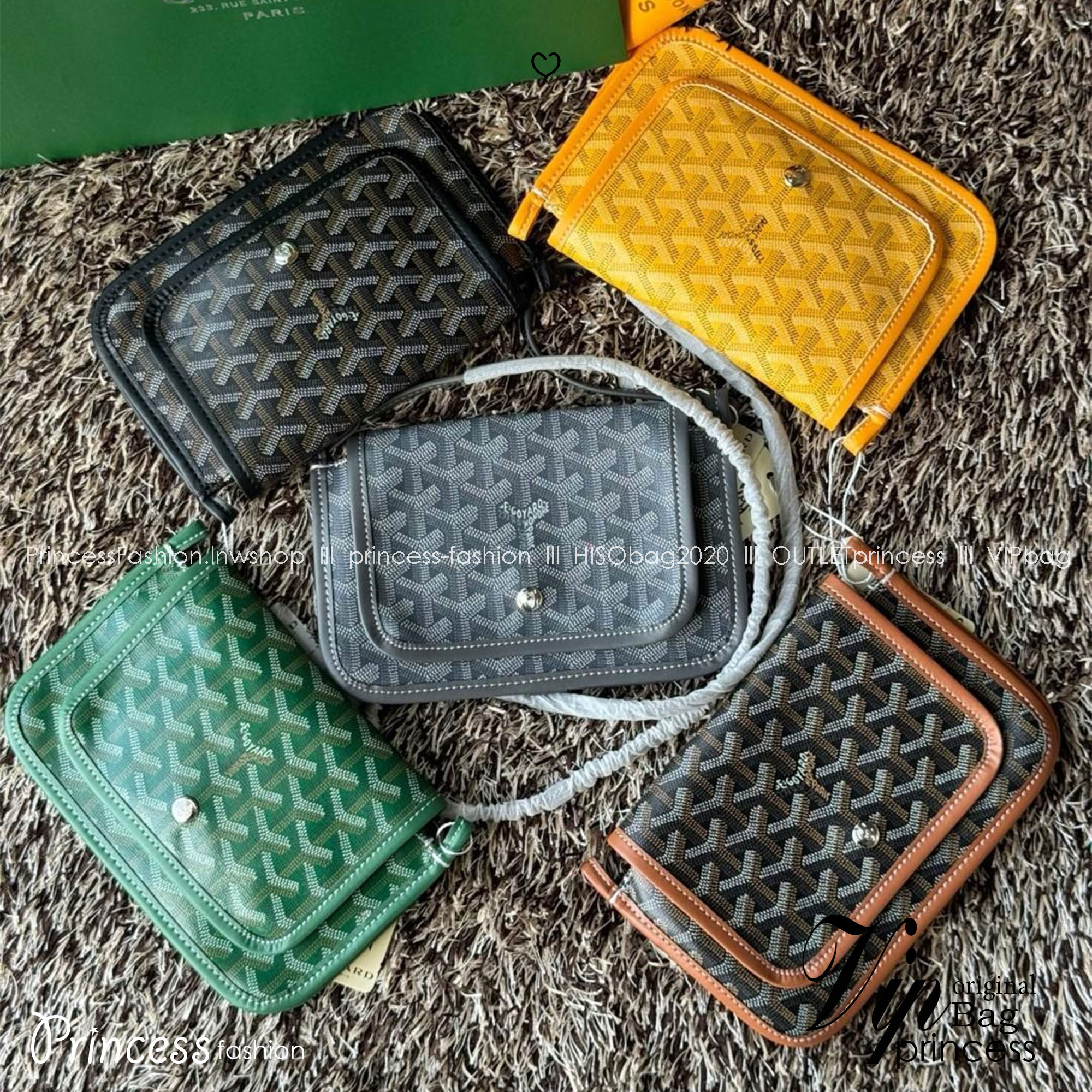 Goyard Plumet Rocket Wallet กระเป๋าสะพายใบเล็กกะทัดรัด ดีไซน์กระเป๋าสตางค์ มีช่องเพียงพอสำหรับใส่ธนบัตร เงินสด เอกสารต่าง ๆ