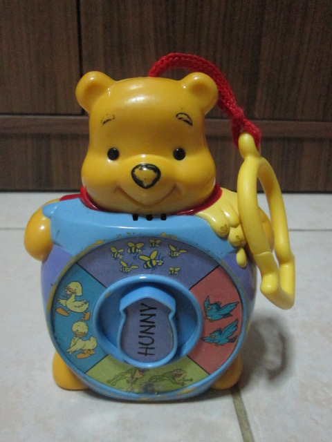 MINI MATTEL SEE 'N SAY POOH FARMER MUSICAL & TRANSPORTATION WITH CLIPS