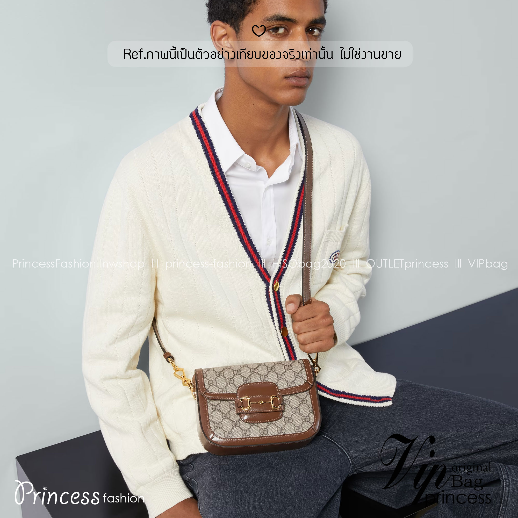 Gucci Horsebit 1955 mini shoulder bag 20cm กระเป๋าสะพายทรงคลาสสิค หรูหรา รุ่นยอดนิยม!! มากี่รอบก็ไม่เคยพอ!! ใช้แล้วดูดีมีเสน่ห์ขึ้นทันที สวยผู้ดี ดารา เซเลปใช้กันเพียบ งานสวยอยู่ทรง