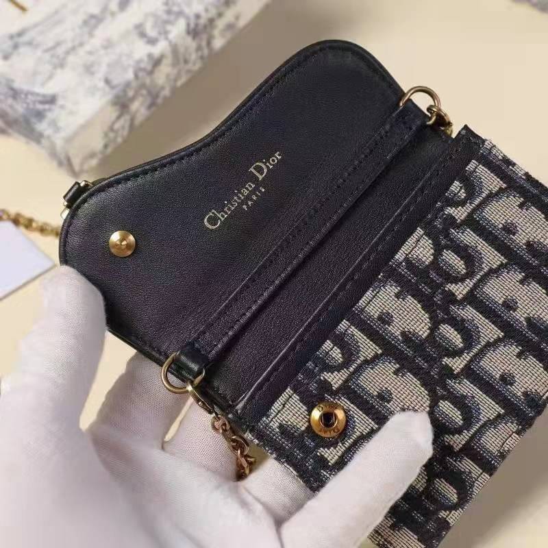 ORI Dior Saddle Nano Pouch / Dior Oblique Jacquard พร้อมส่งที่ไทย ภาพสินค้าถ่ายจากงานขายจริง ใช้งานต่างประเทศได้