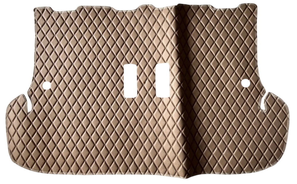 ยางปูพื้นรถยนต์ TOYOTA AVANZA 2019 ลายไดมอนด์ สีครีม เต็มคัน (พร้อมส่ง)