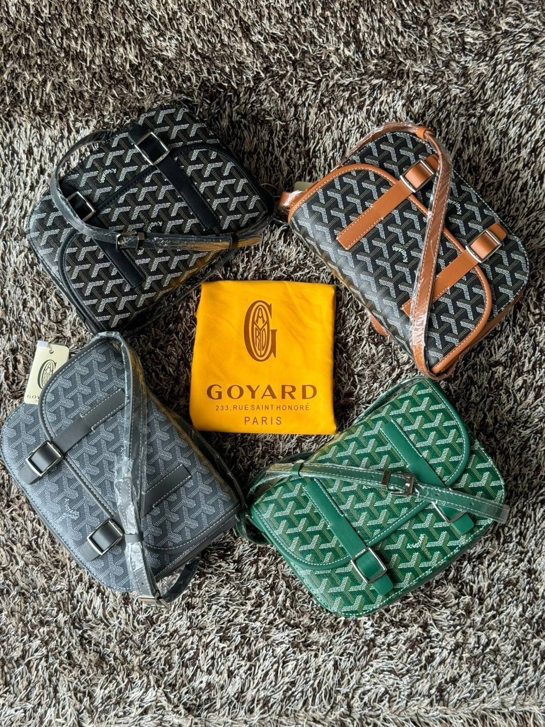 พร้อมส่ง 4 สี GOYARD Belvedere Messenger กระเป๋าสะพายแบรนด์หรูสัญชาติฝรั่งเศส 🧡 เกรดออริจินอล 1:1 สลับแท้ ใช้งานต่างประเทศได้