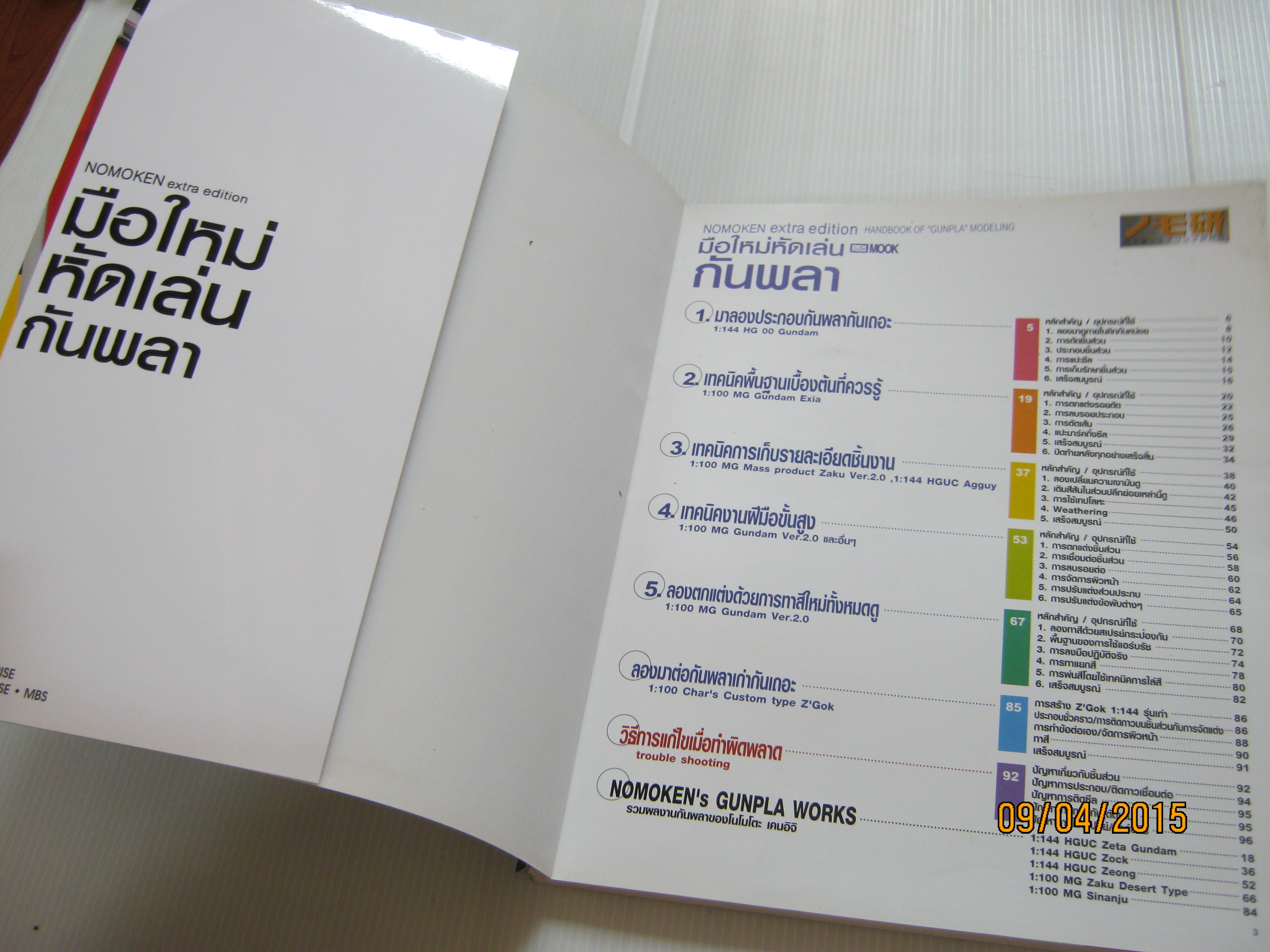 มือใหม่หัดเล่นกันพลา NOMOKEN Extra Edition เคนอิจิ โนโมโตะ เขียน