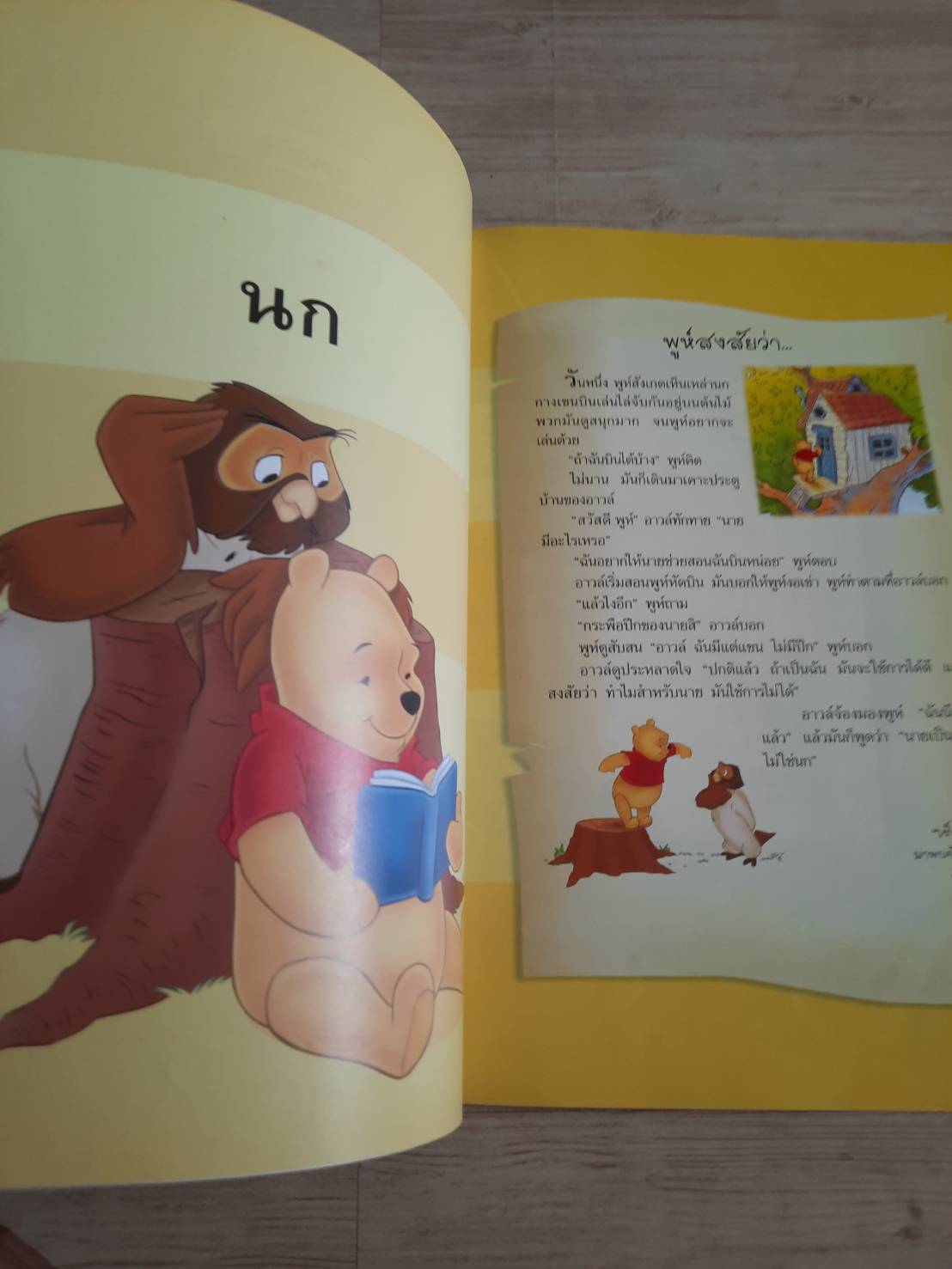 วินนีเดอะพูห์ เปิดโลกการเรียนรู้ นก ศุภวัลย์ ตันวรรณรักษ์ แปล