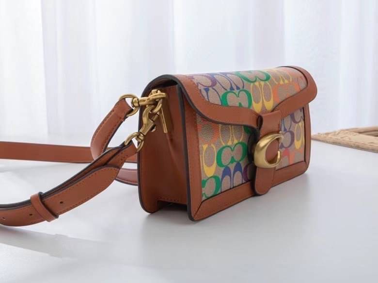 ของแท้ 💯% Coach Tabby Shoulder Bag 26 Polished pebble leather, suede and refined calf leather Inside zip and multifunction pockets