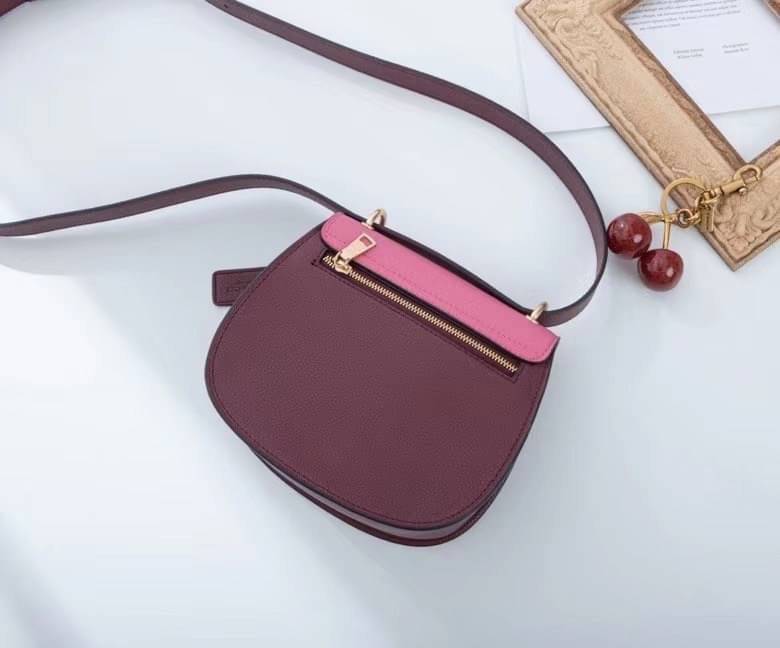 COACH REMI SADDLE BAG IN COLORBLOCK SIGNATURE CANVAS (COACH 1330) พร้อมส่ง 4 แบบ