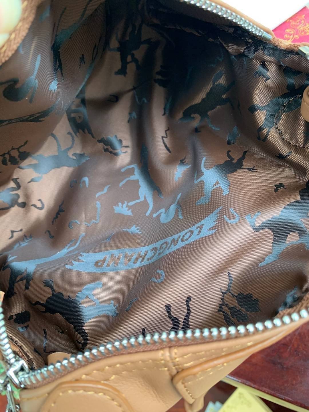 💕 Longchamp Le Pliage Cuir Crossbody Bag