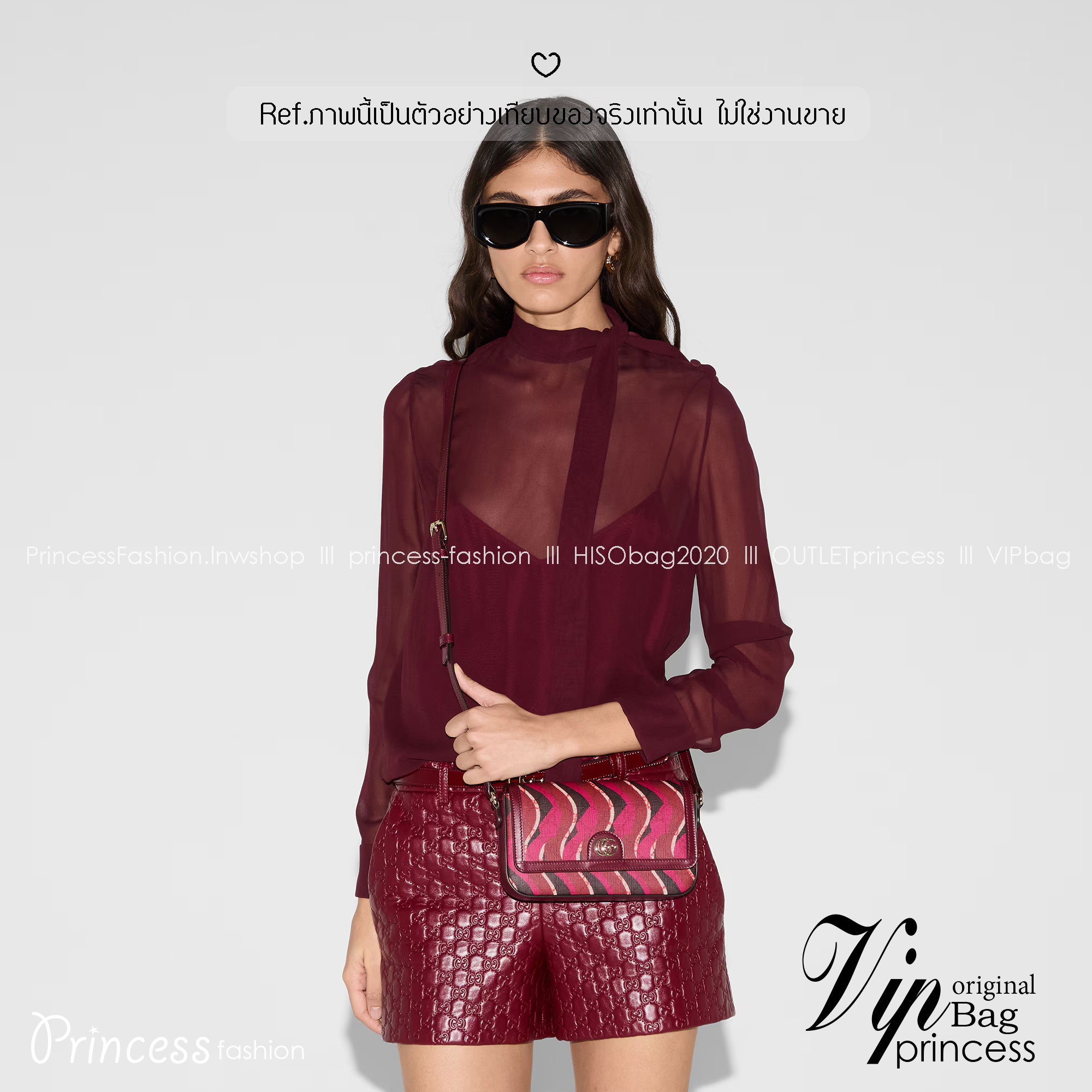 Gucci Lunar New Year Printed super mini bag ไอเท็มหายากสุดปัง กระเป๋าสะพายรุ่นรับทรัพย์ คอลเลคชั่นใหม่พร้อม box set โทนสีใหม่ของแบรนด์ เป็นการตกแต่งที่มีกิมมิคไม่เหมือนใคร