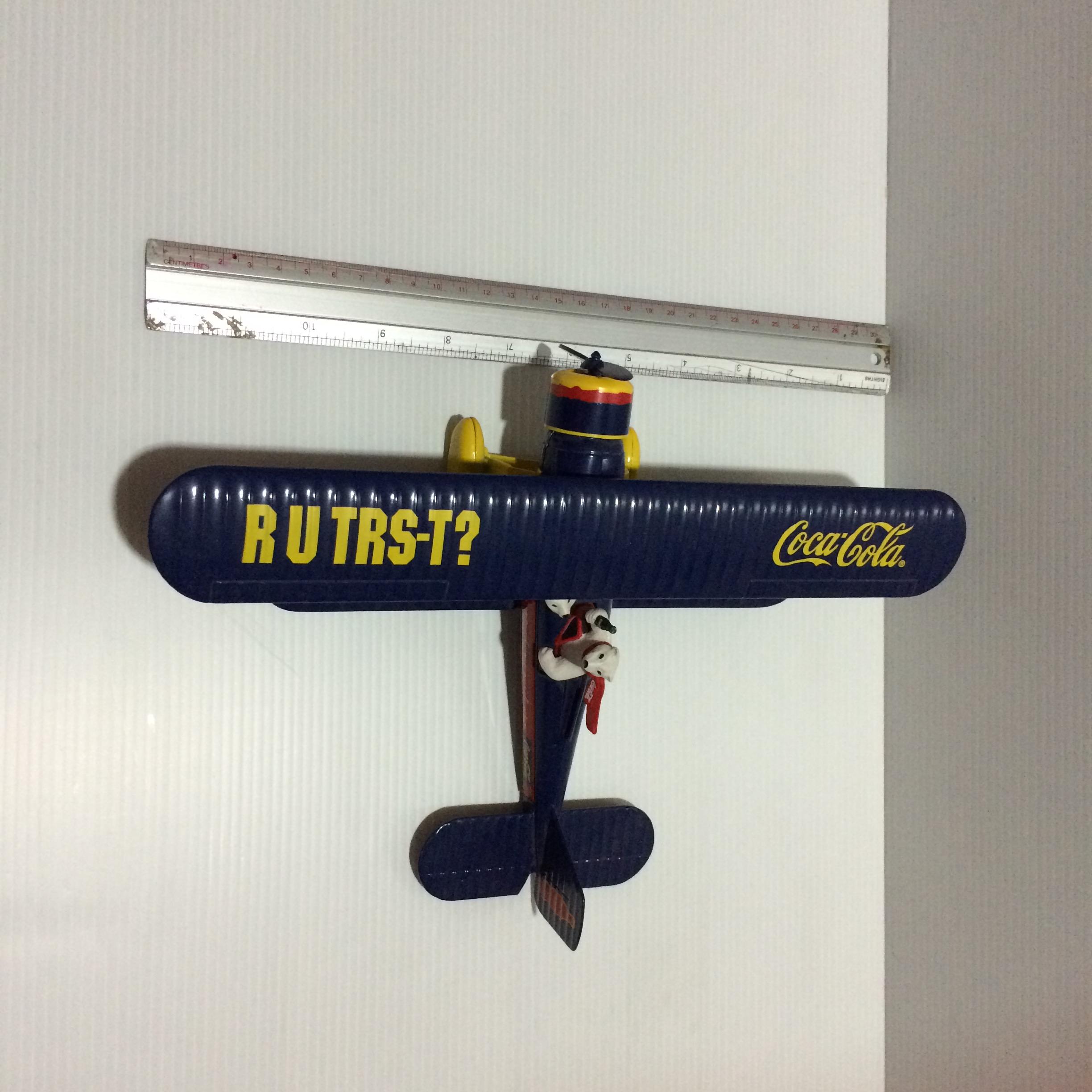 ERTL Vintage 1996 Diecast Coca Cola Airplane Coin Bank เหล็กทั้งลำ มือสองสภาพดีค่ะ
