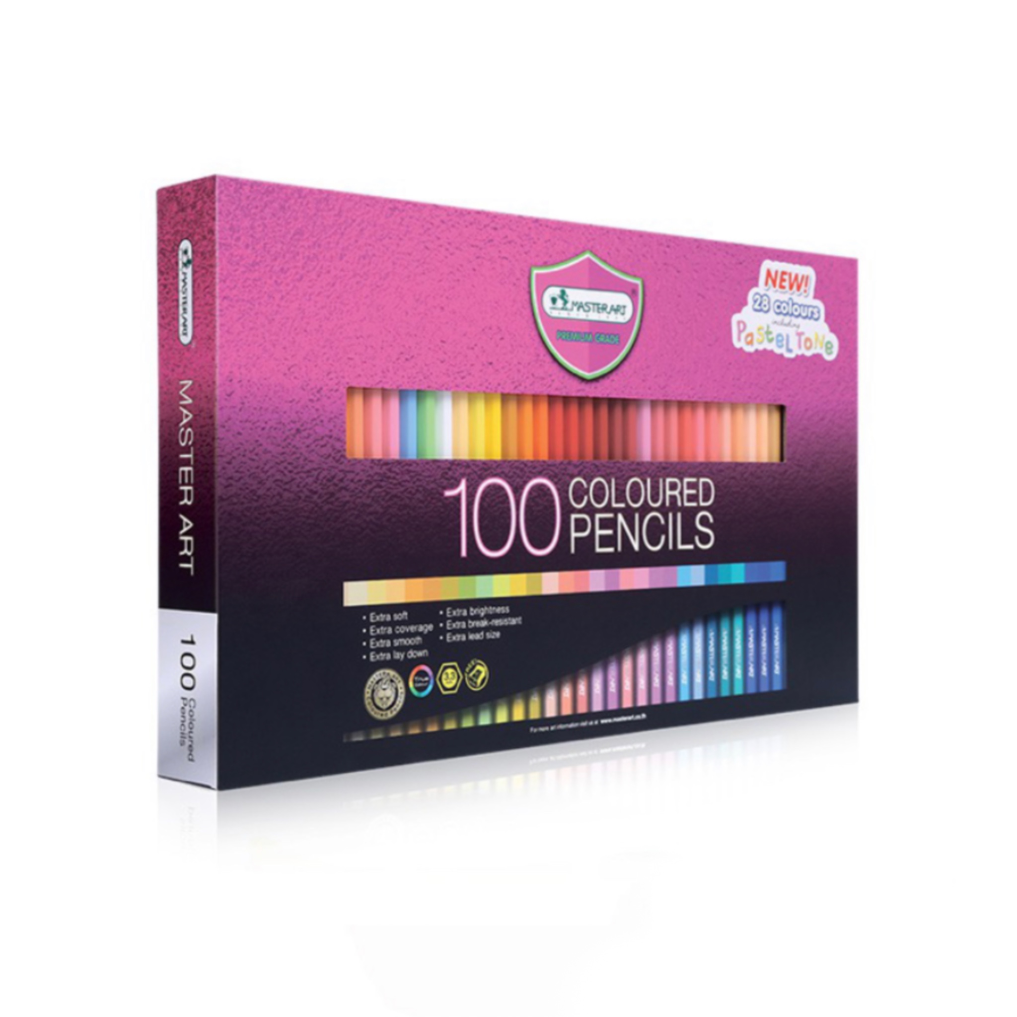 สีไม้ยาว 100สี มาสเตอร์อาร์ต