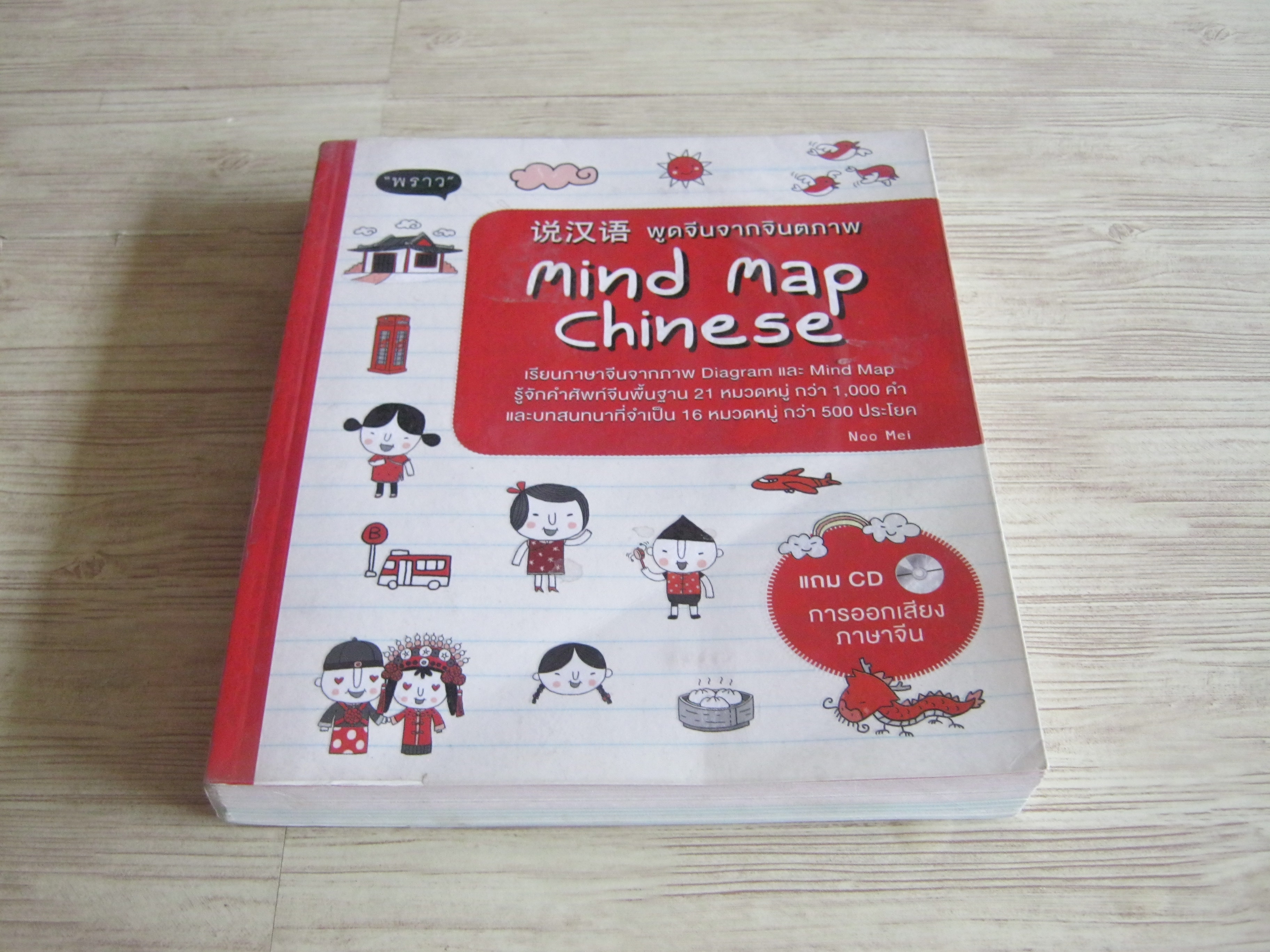 พูดจีนจากจินตภาพ Mind Map Chinese พิมพ์ครั้งที่ 6 โดย Noo Mei (ไม่มี CD)***สินค้าหมด***