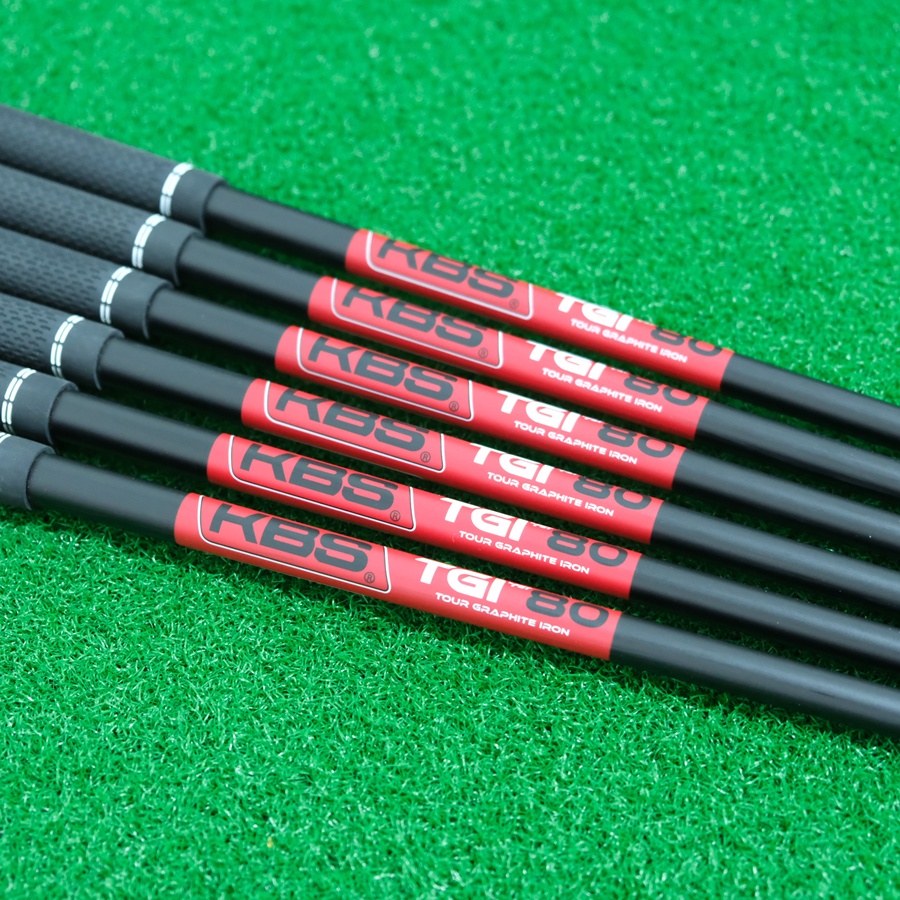 KBS TGI 80 FLEX S #6-GW IRON SET SHAFT - GOLF PRIDE TOUR VELVET STANDARD GRIP