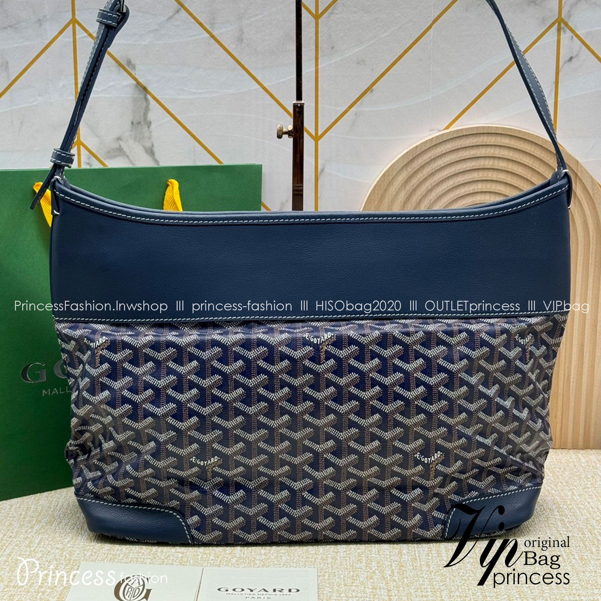 พร้อมส่ง 5 สี Goyard Grenadine Hobo Top Zipper Closure / Goyard Hobo Bag กระเป๋าสะพายทรงโฮโบใบใหญ่ 🧡 เกรดท็อปออริจินอล 1:1 สลับแท้ ใช้งานต่างประเทศได้