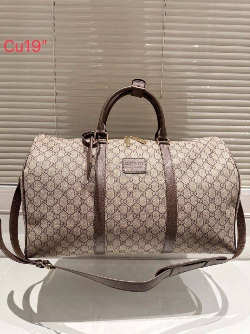 GUCCI Keepall Bag / GUCCI travel bag / GUCCI Duffle Vintage Monogram Travel Bag กระเป๋าเดินทาง เตรียมความพร้อมสำหรับทริปเที่ยวช่วงสิ้นปี!! ดีไซน์เรียบง่าย แฝงความคลาสสิค ที่ใช้ได้ทั้งชายและหญิง
