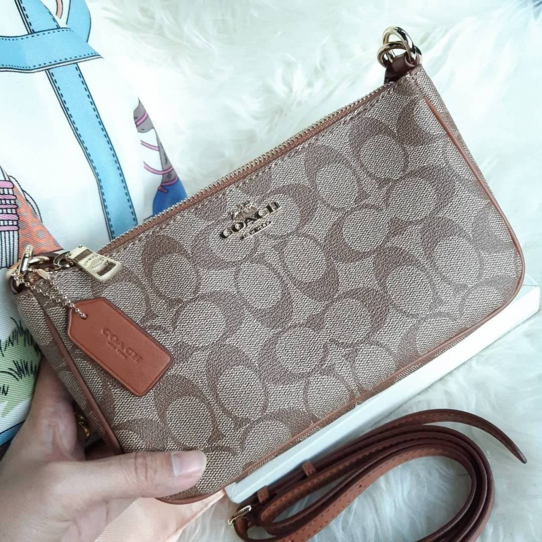 ของแท้ COACH F58321 TOP HANDLE POUCH อีกรุ่นฆ่าไม่ตาย!! ขายดีขายหมด ขายรวยขายปังๆ!!