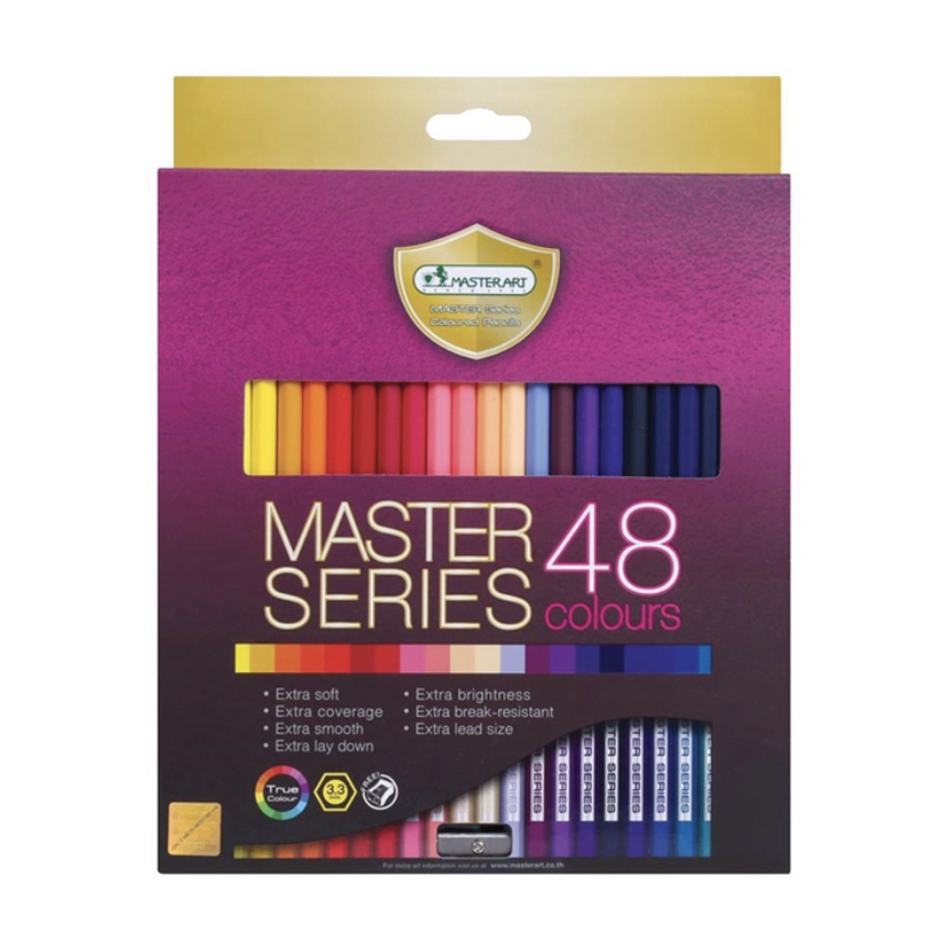 สีไม้ยาว 48สี รุ่นมาสเตอร์ซีรีส์ มาสเตอร์อาร์ต