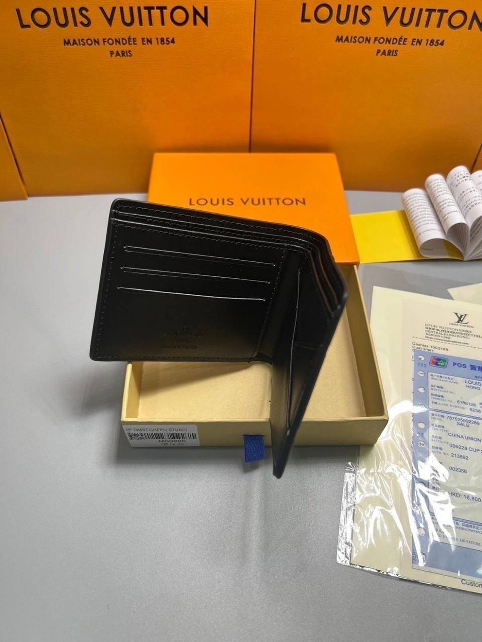 ORI หนังแท้ | LV Multiple Wallet / LV Wallet กระเป๋าสตางค์ใบสั้น กระเป๋าสตางค์ผู้ชาย