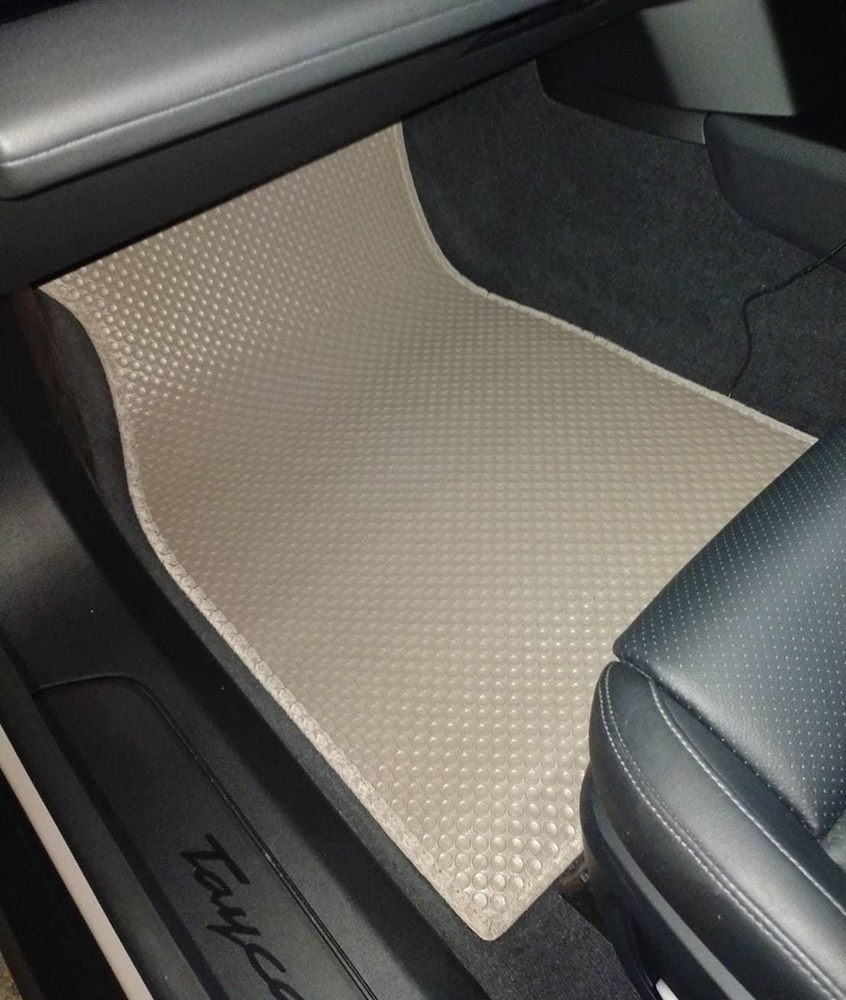 ยางปูพื้นรถยนต์ PORSCHE TAYCAN ปี2020-26 พรมกระดุม ปอร์เช่ ไทคานน์ เข้ารูป 4ชิ้น