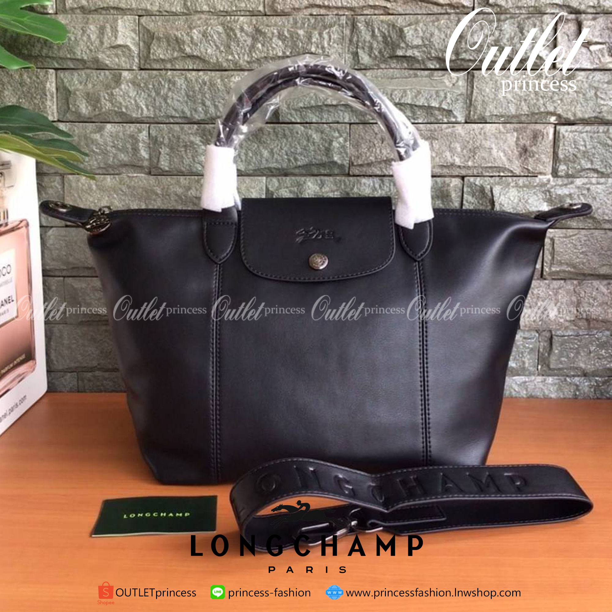 ของแท้ LONGCHAMP LE PLIAGE CUIR TOP HANDLE BAG S รุ่น 1512 กระเป๋าถือขนาดกำลังดี วัสดุหนังแกะ Metis