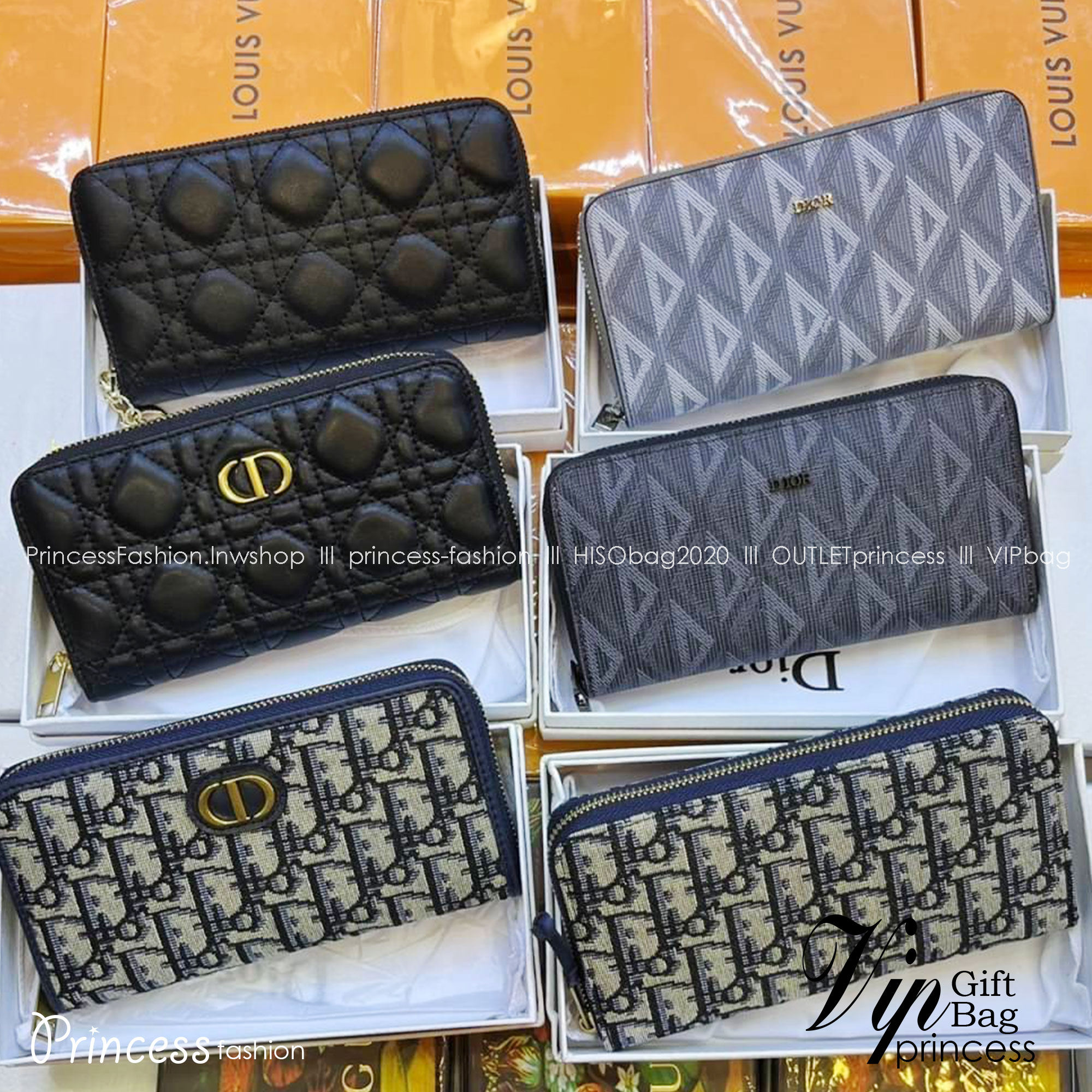 DIOR long wallet zipped กระเป๋าสตางค์ใบยาวซิปรอบ ไอเท็มสุดฮิต ติดทุกกระแส แรงไม่เคยตก รุ่น unisex สีไหนใครๆก็ใช้ได้หมด ❤️ ใบยาวขนาดกำลังเหมาะมือ
