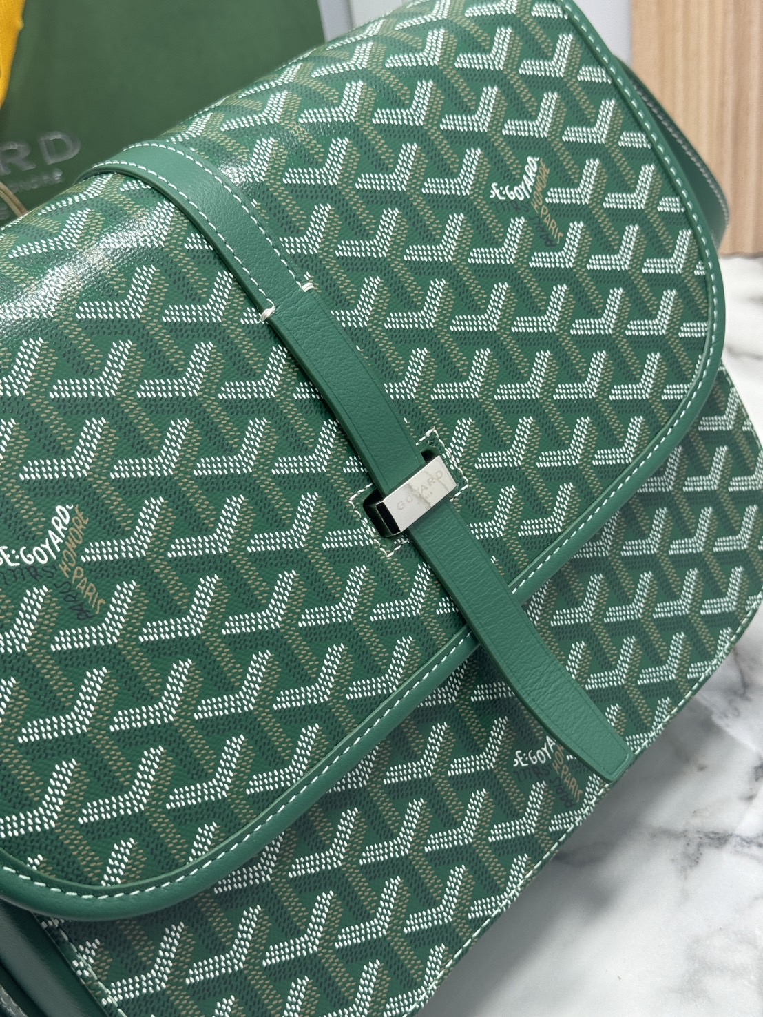 ORI | สลับแท้ GOYARD Belvedere MM Bag 29cm กระเป๋าสะพายทรงแมสเซ็นเจอร์แบรนด์หรูสัญชาติฝรั่งเศส หนังแท้ แคนวาสแท้อย่างดี