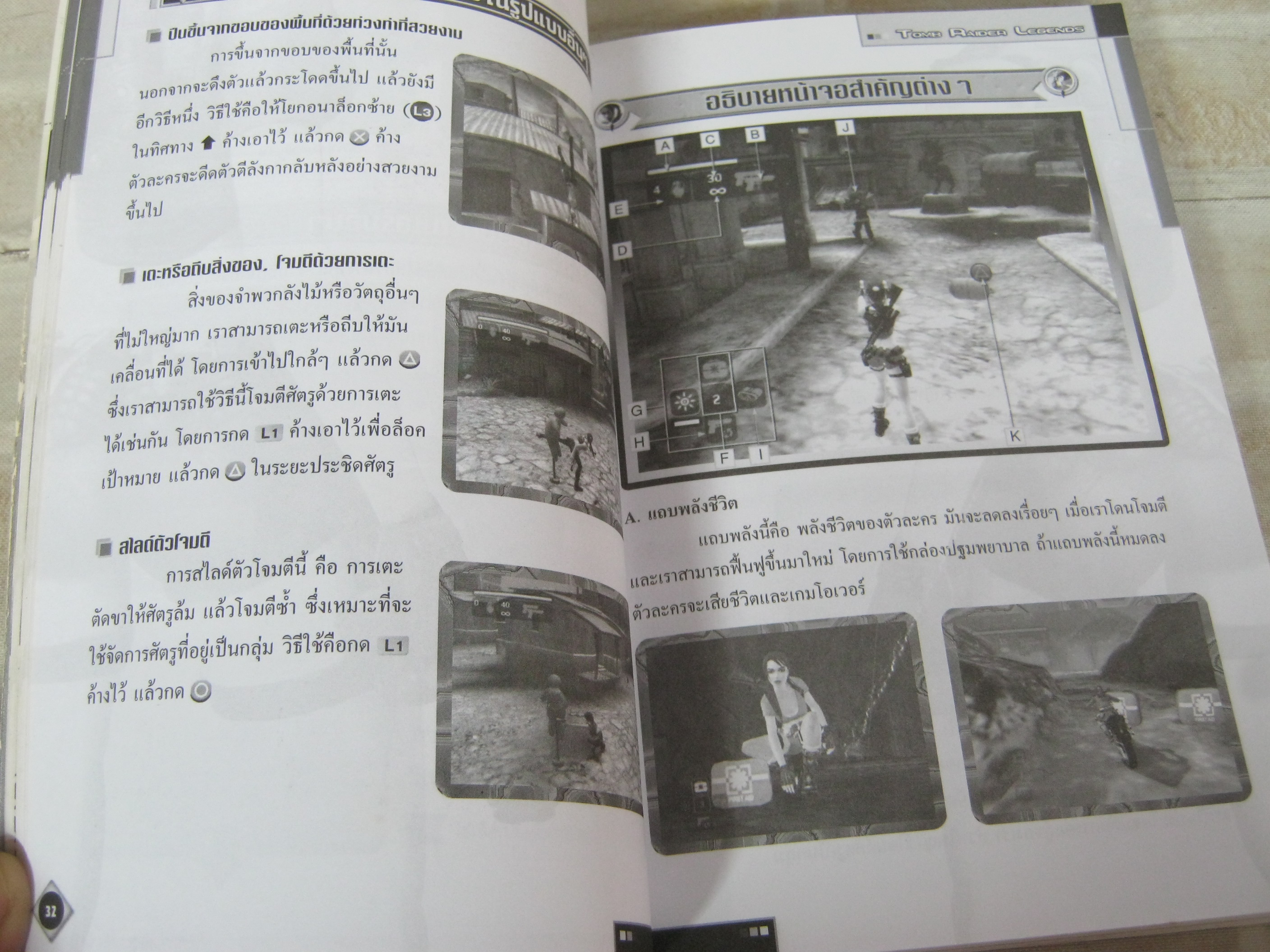 คู่มือเฉลยเกม PS2 TOMB RAIDER LEGEND