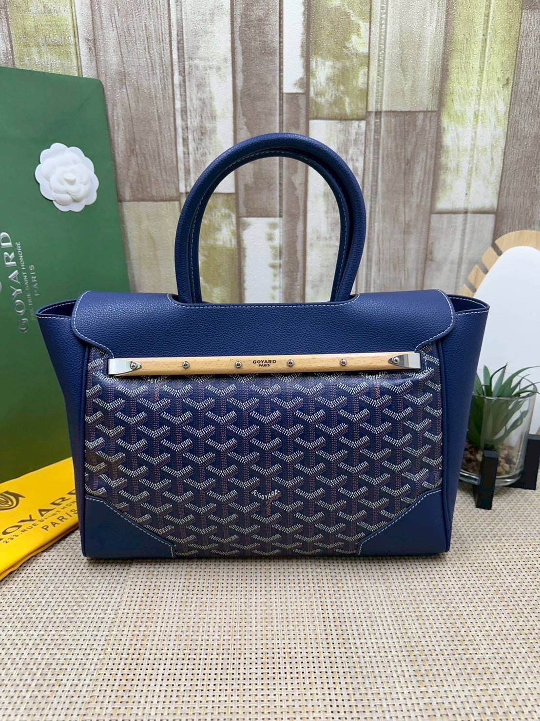 5 สี ORI หนังแท้ | Goyard Saigon Tote Bag กระเป๋าสะพายทรงโท้ท พร้อมหูจับใช้งานง่าย ภายในโล่งกว้าง หรูหราลงตัว