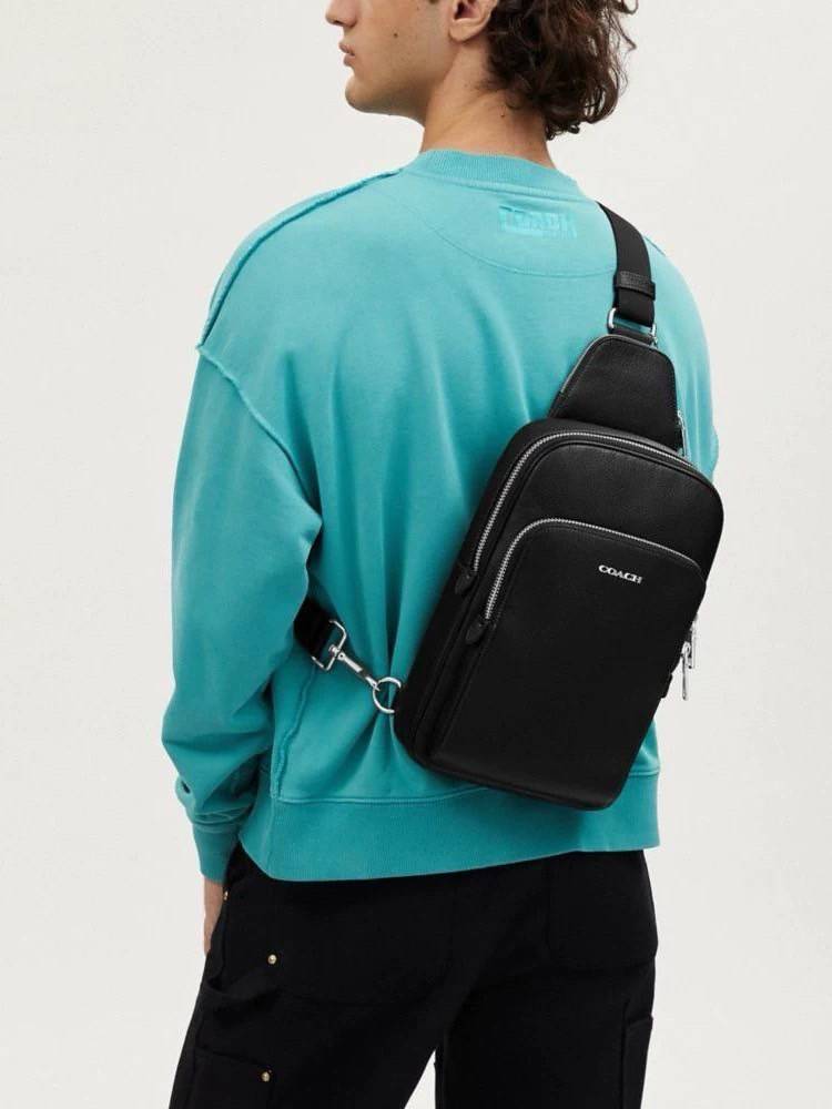 พร้อมส่ง 4 สี COACH Ethan Pack In Signature Canvas / COACH GRAHAM PACK กระเป๋าคาดอก 🧡 เกรดท็อปออริจินอล 1:1 สลับแท้ เกรดดีสุด ใช้งานต่างประเทศได้