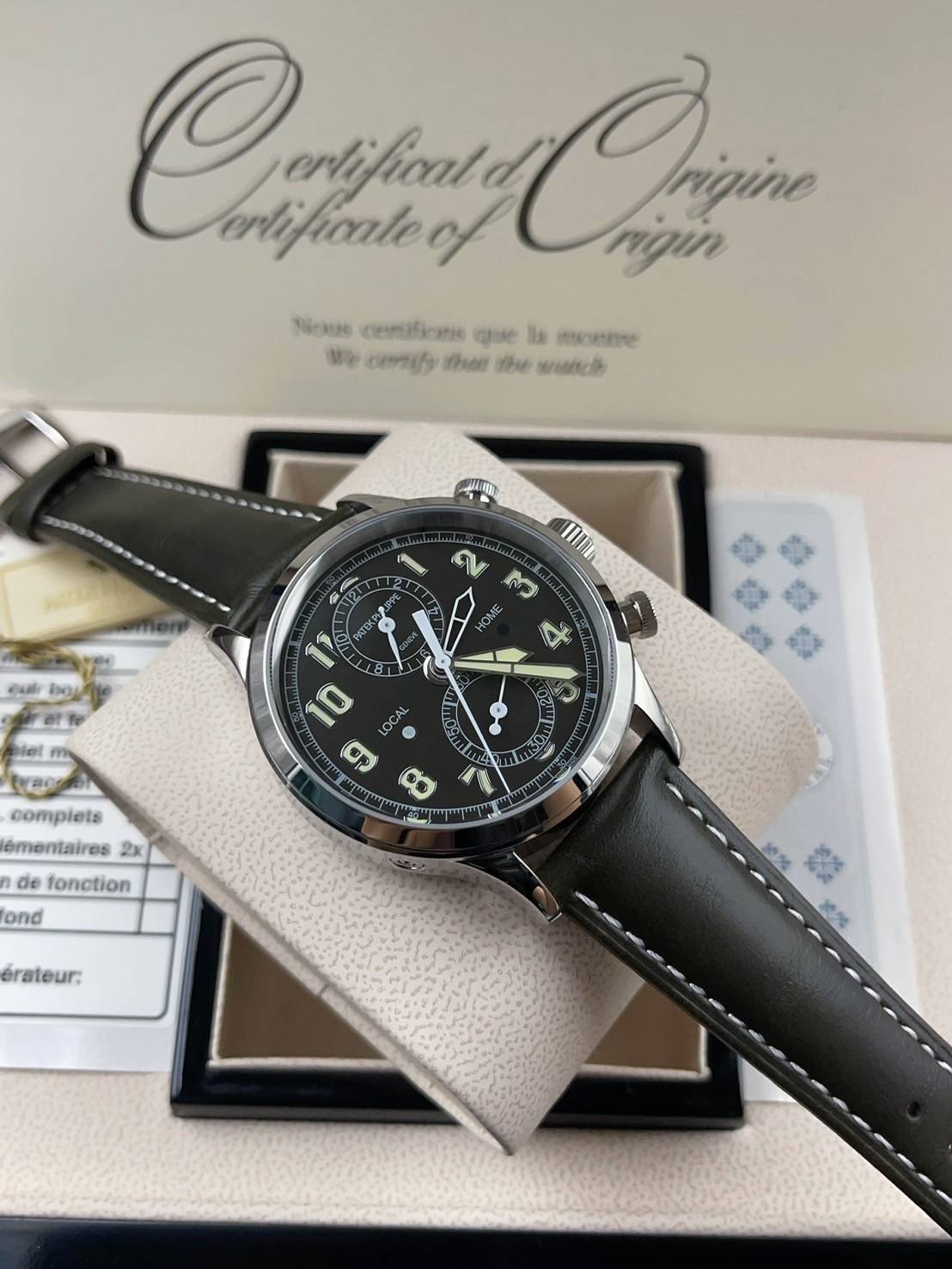 VIP ORI | นาฬิกาปาเต๊ะ สลับแท้ เกรดเทพ Patek_ppf Swiss grade size 40mm 🤍 สินค้าเกรดวีไอพี งานดีสุด หนังแท้