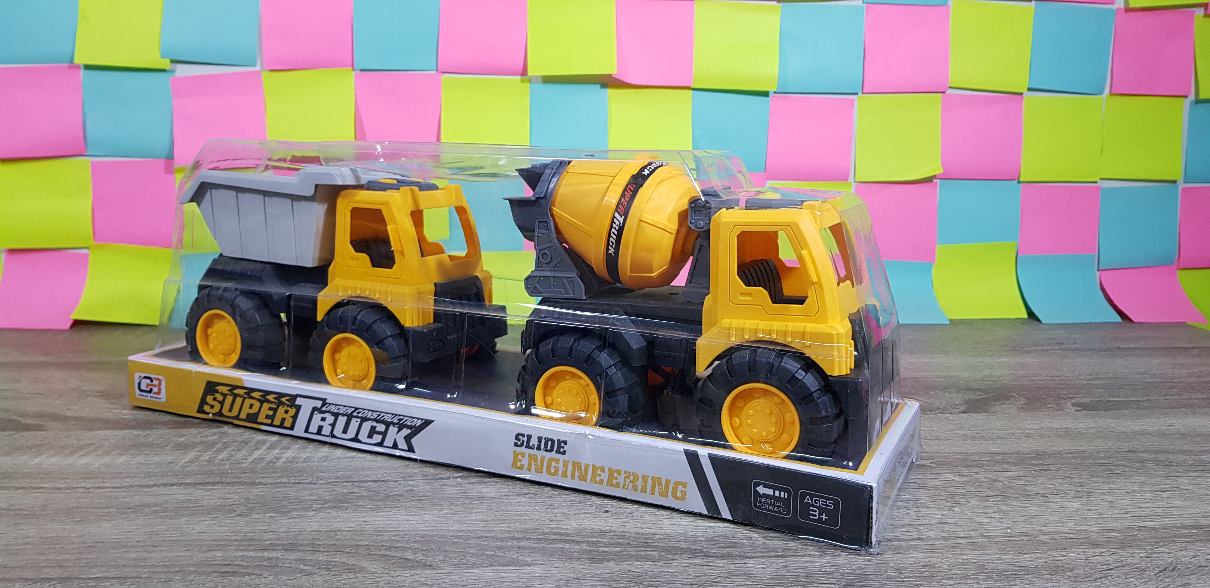 รถดั้ั้มของเล่นและรถผสมปูน No.988-15