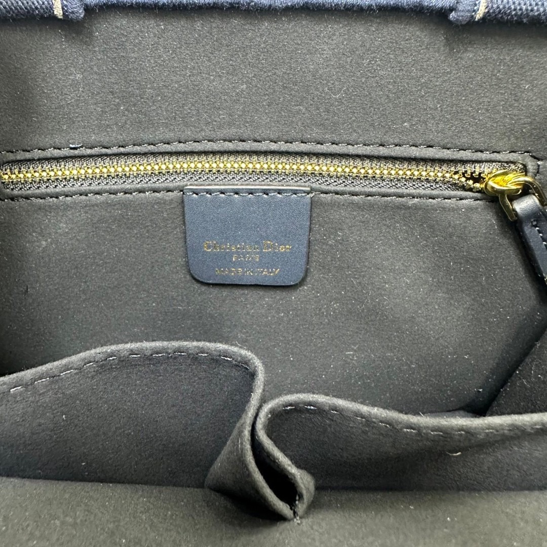 พร้อมส่ง 3 ไซส์ DIOR Small Dior Book Tote Blue Dior Oblique Embroidery กระเป๋าทรงโท้ท เกรดออริ สลับแท้ 1:1 ใช้ต่างประเทศได้