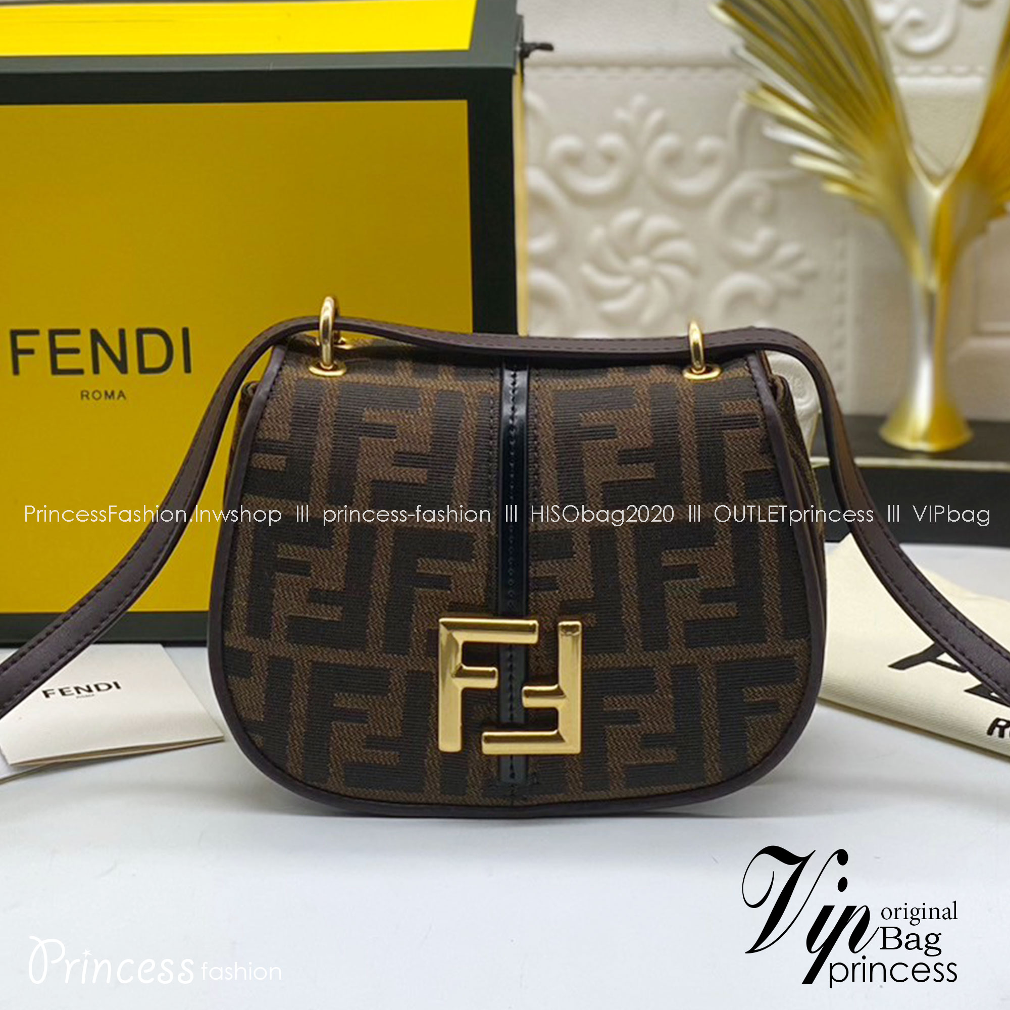 FENDI C’mon Mini leather bag เกรดออริจินอล สลับแท้ ภาพถ่ายจากงานขายจริง ใช้งานต่างประเทศได้