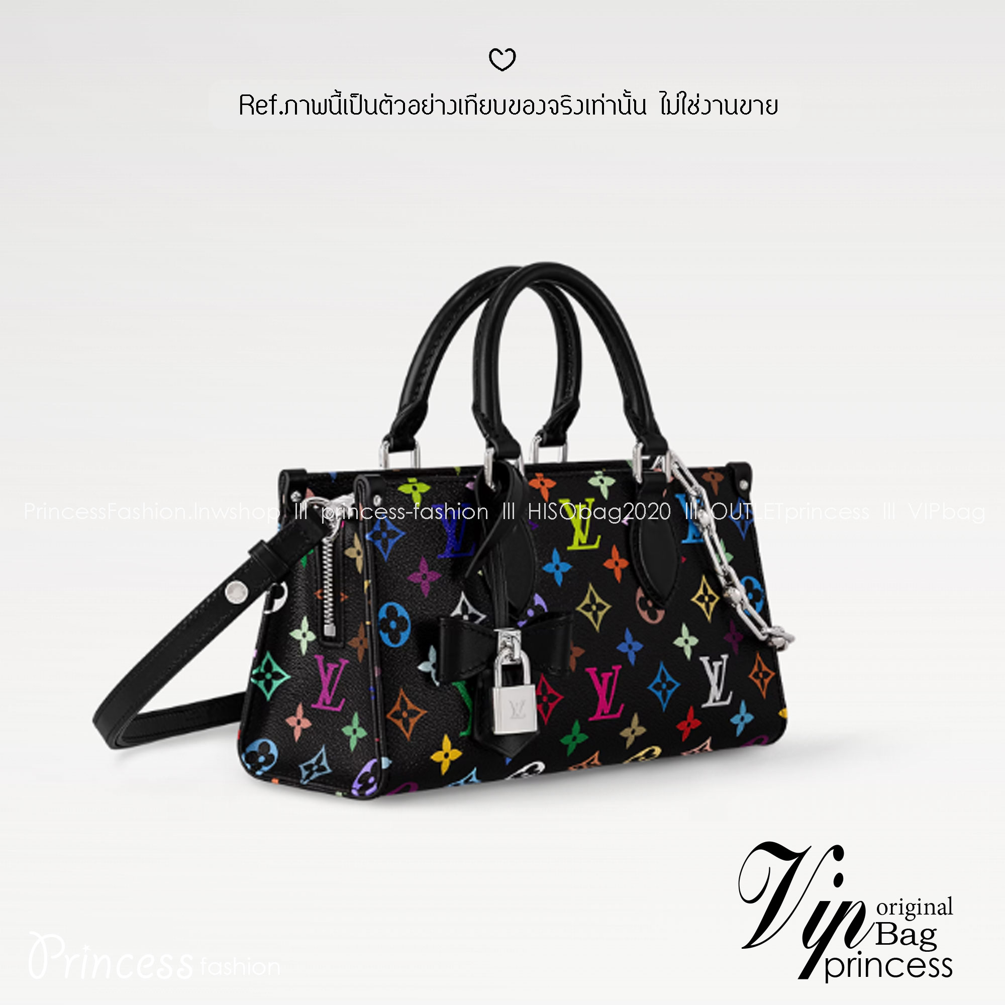 ORI หนังแท้ | LV x TM bolsa OnTheGo East West Multicolor กระเป๋าสะพายทรงโท้ทที่ใครเห็นต้องเป็นหลงรัก คอลใหม่ดีไซน์เฉดสีสันสดใส