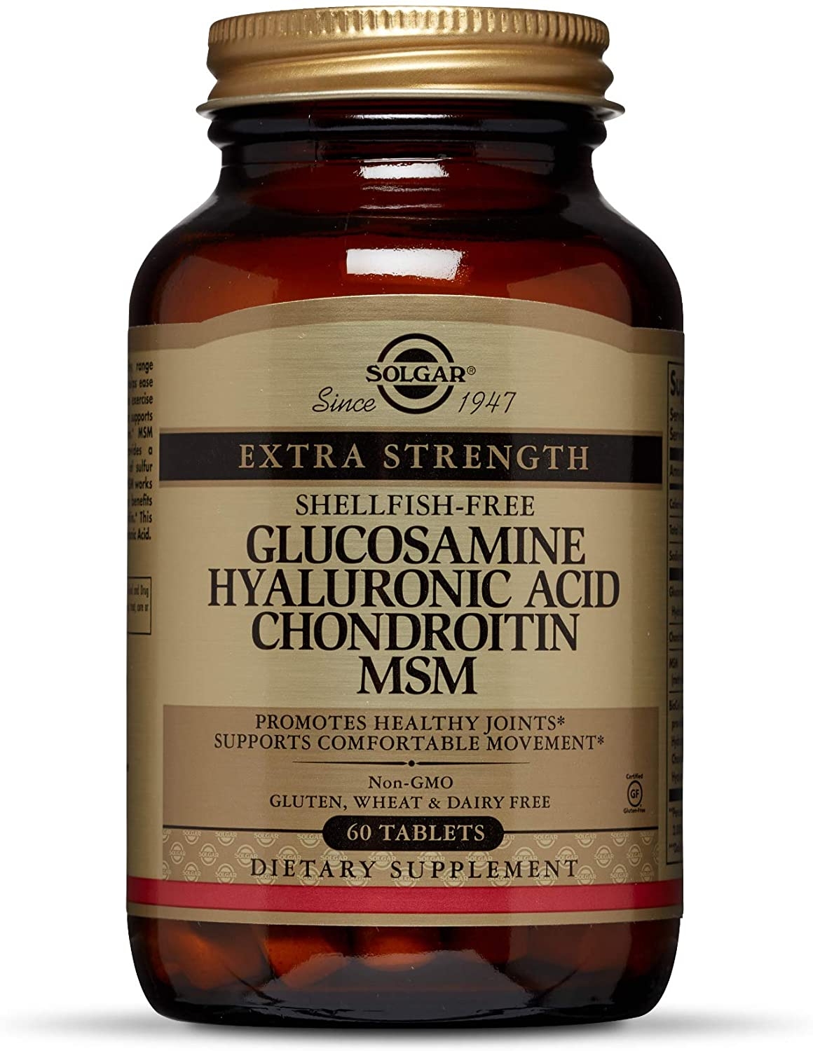 ส่งฟรีลงทะเบียนมีพร้อมส่งค่ะ Solgar Glucosamine Hyaluronic Acid Chondroitin MSM 60 Tablets