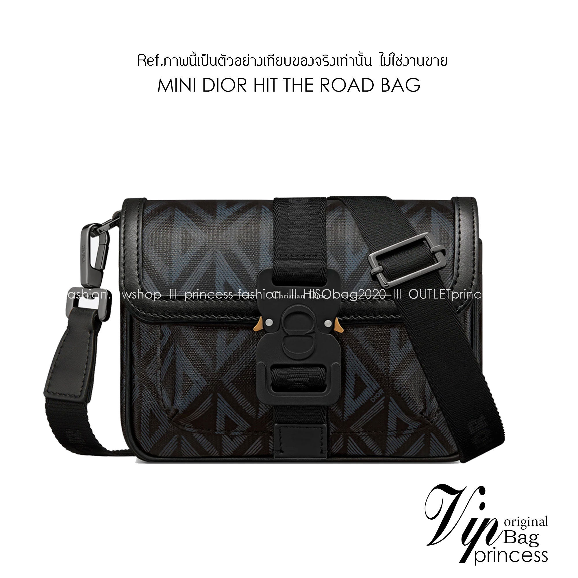 MINI DIOR HIT THE ROAD BAG / Dior Mini Messenger Bag / CD Diamond Messenger Bag ท็อปออริสลับแท้ เกรดดีสุด พร้อมส่ง กระเป๋าสะพาย รุ่นใหม่ล่าสุดคอล Summer 2023 ที่หนุ่มๆไม่ควรพลาด สวยหรูหราเป็นเอกลักษณ์แบรนด์