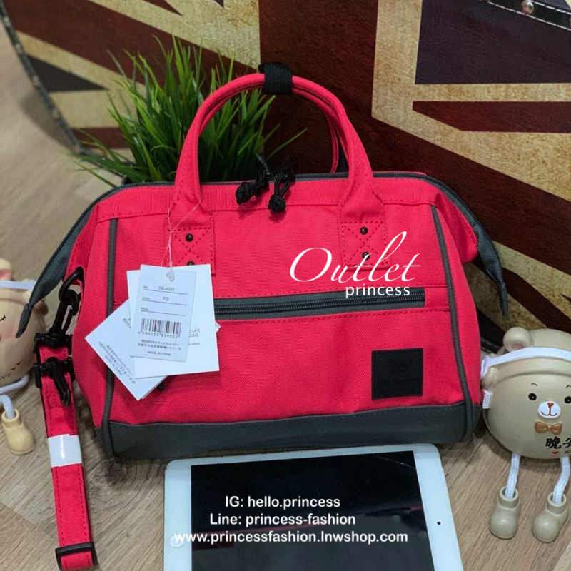 ANELLO MINI SHOULDER BAG MULTI COLOR OS-N047 รุ่นใหม่ชนช้อป!! กระเป๋าสะพายข้าง Multi Colors Collection สีสันสดใสสะดุดตา มี Logo เป็นยางนูนสีดำตัดกับสีกระเป๋า ทำให้ดูน่าใช้มากยิ่งขึ้น (Lining anello) วัสดุpolyester มีลักษณะเฉพาะตัวด้วยสี Two Tone ทั้งตัวกร