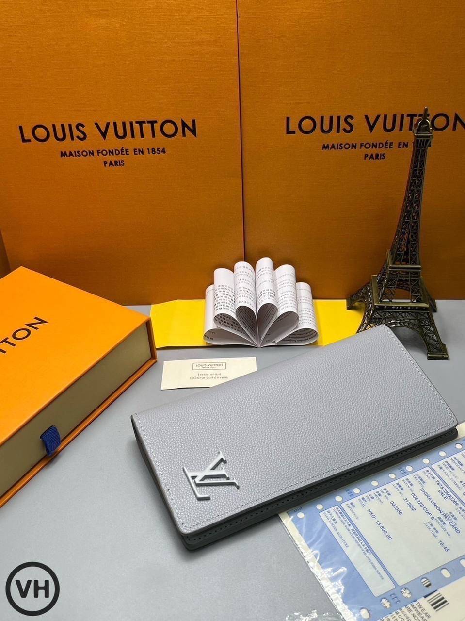 ORI หนังแท้ | LV Long Wallet / LV Multiple Aerogram กระเป๋าสตางค์ใบยาว กระเป๋าสตางค์ผู้ชาย