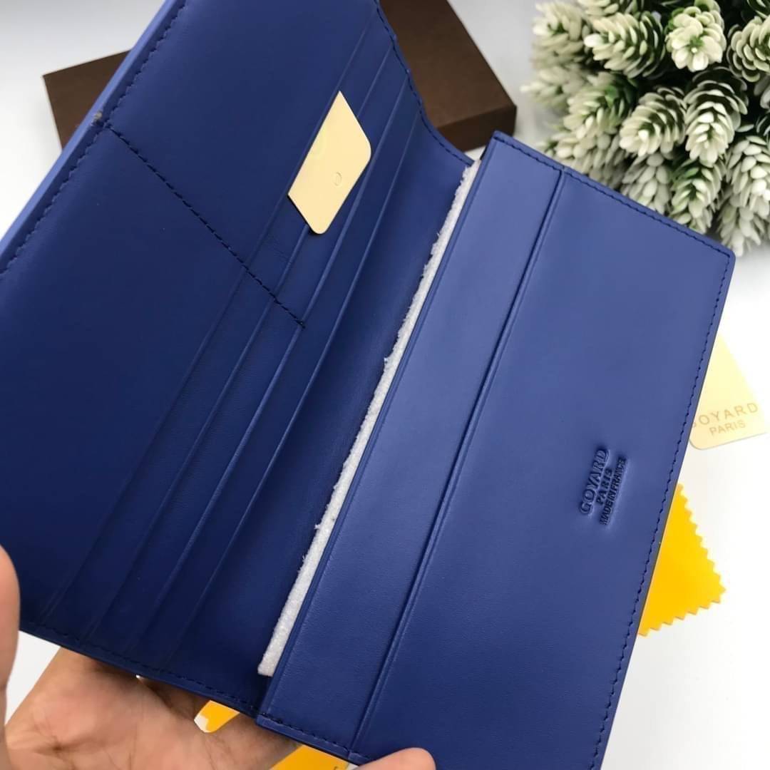 VIP 】หนังแท้ GOYARD LONG WALLET กระเป๋าสตางค์ใบยาว รุ่นตามหา มาเท่าไหร่ไม่เคยพอเลยค่า เป็นรุ่นคลาสสิกที่หยิบมาใช้งานได้บ่อยที่สุด งานหนังแท้ทั้งใบสวยมากนะคะ ใช้ทนทานได้นานเลยค่ะ ภาพสินค้าถ่ายจากงานขายจริง พร้อมส่งที่ไทยราคาสุดคุ้มห้ามพลาดค่ะ!