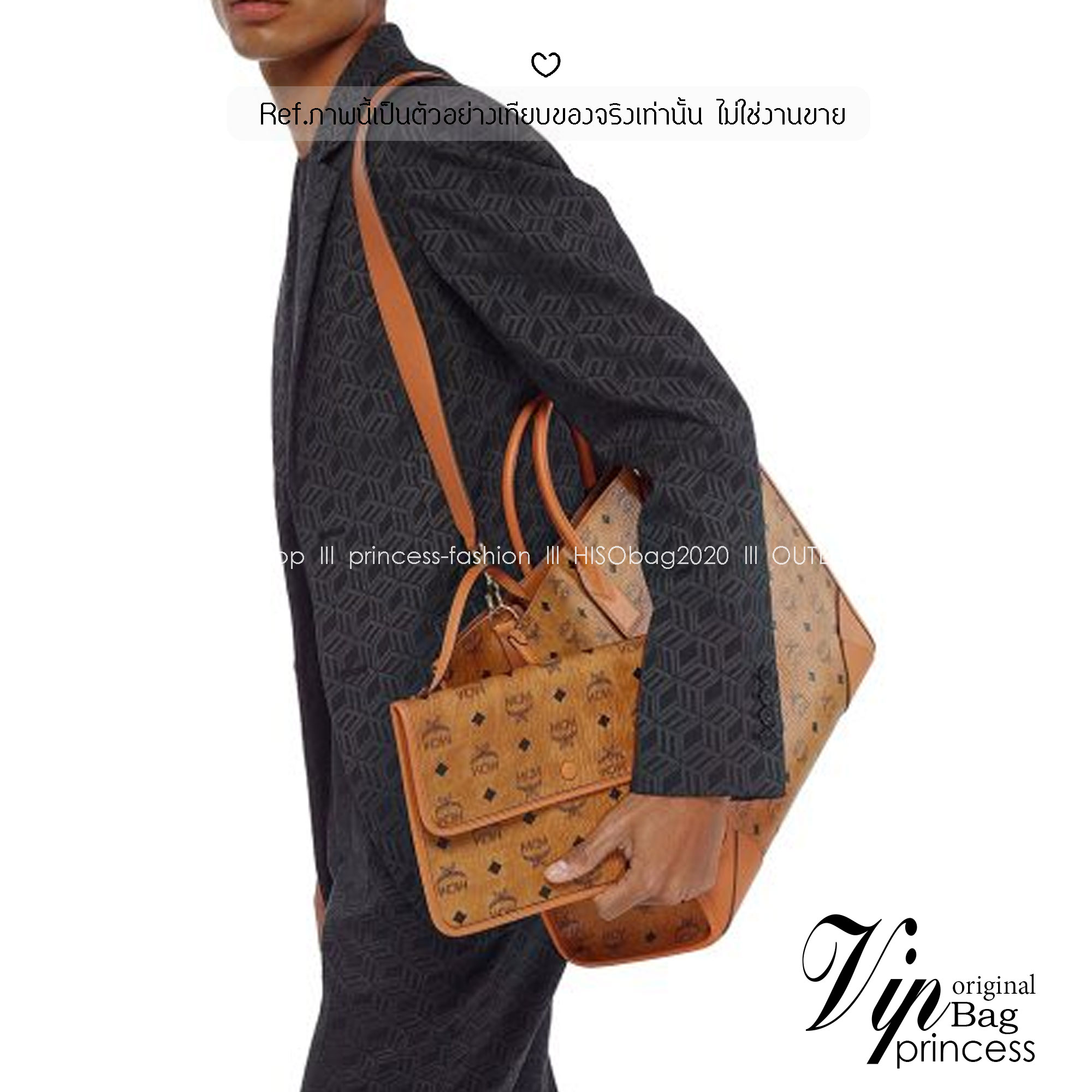 ORI | M.C.M MEDIUM MÜNCHEN TOTE IN VISETOS กระเป๋าโท้ทไซส์กลางจุได้เยอะ ใหม่ล่าสุด ใช้ได้ทั้งหนุ่มๆและสาวๆ รูปทรงคลาสสิค ดีไซน์เป็นเอกลักษณ์ แถมยังได้ใบลูกใส่ของจุกจิกได้อีก